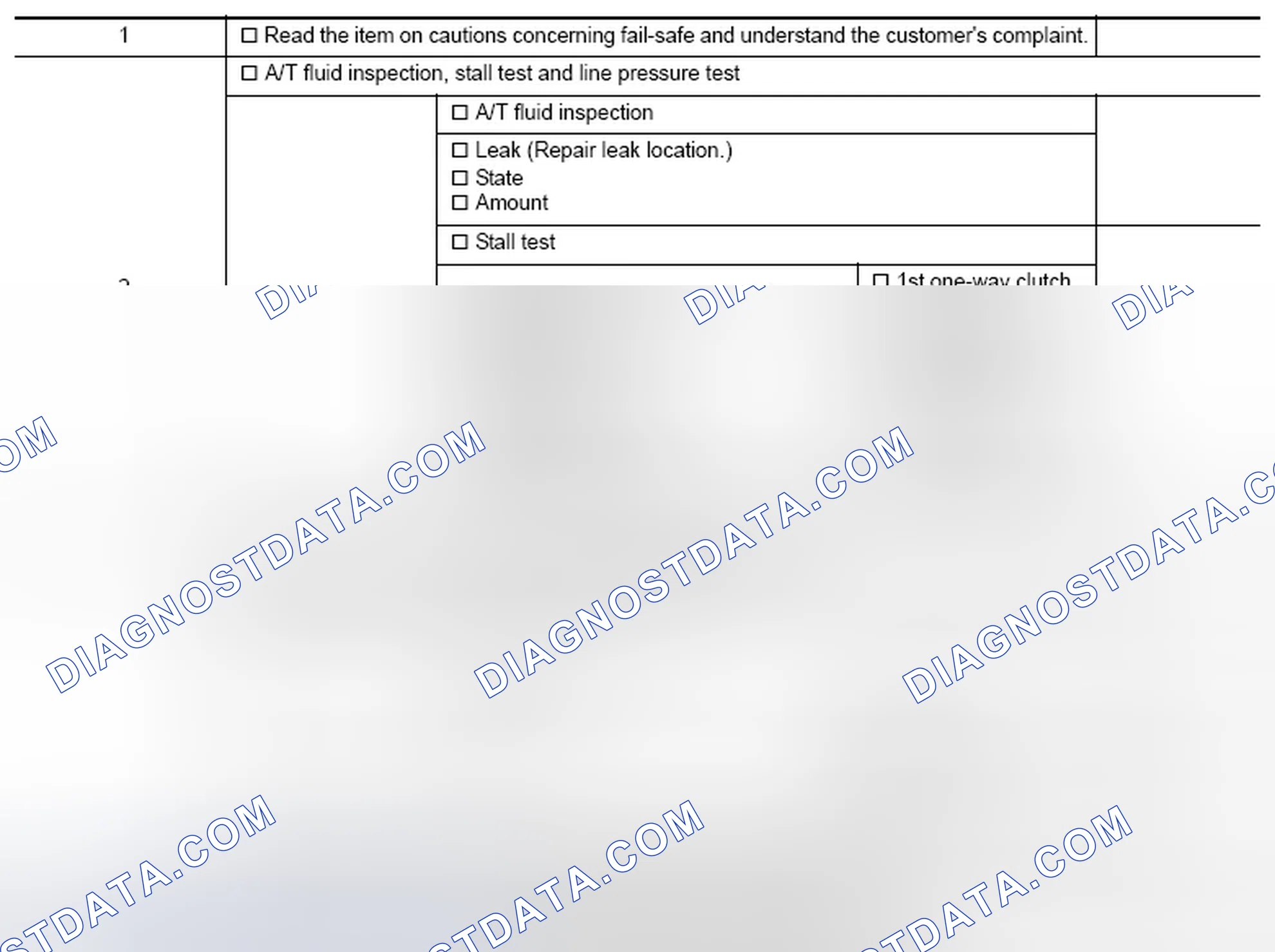 Scheme 379: DIAGNOSTIC WORK SHEET