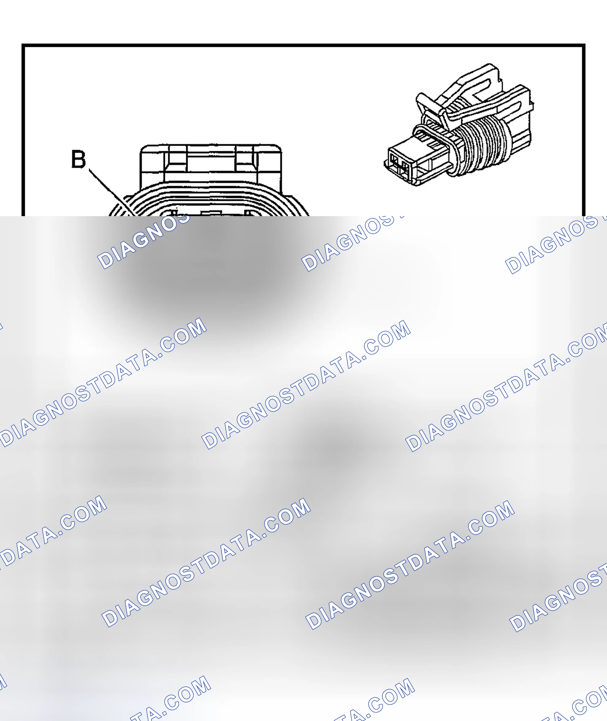 Scheme 891: Automatic Transmission Related Connector End Views