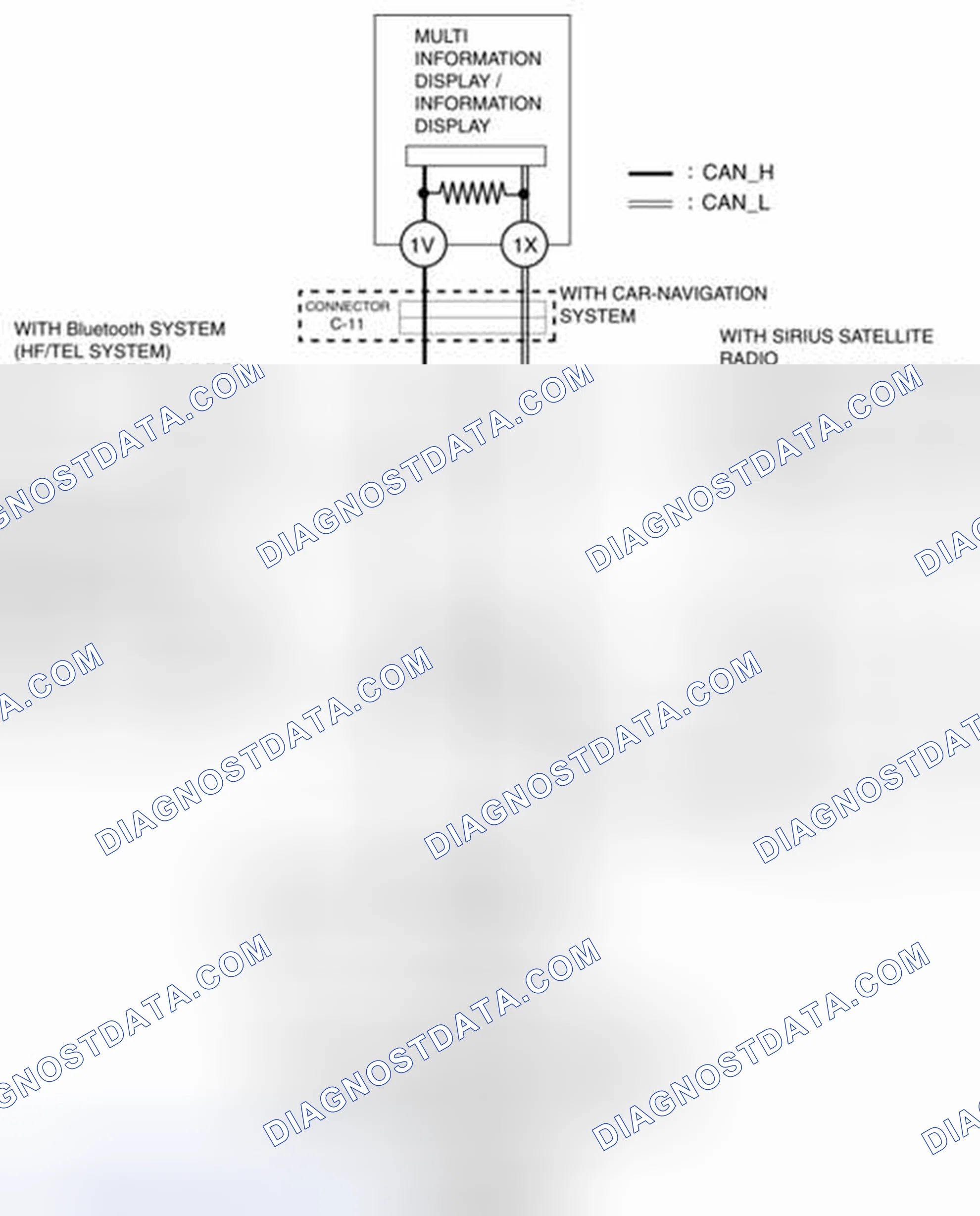 Scheme 61: MS-CAN Short To Ground [Multiplex Communication System] System Wiring Diagram