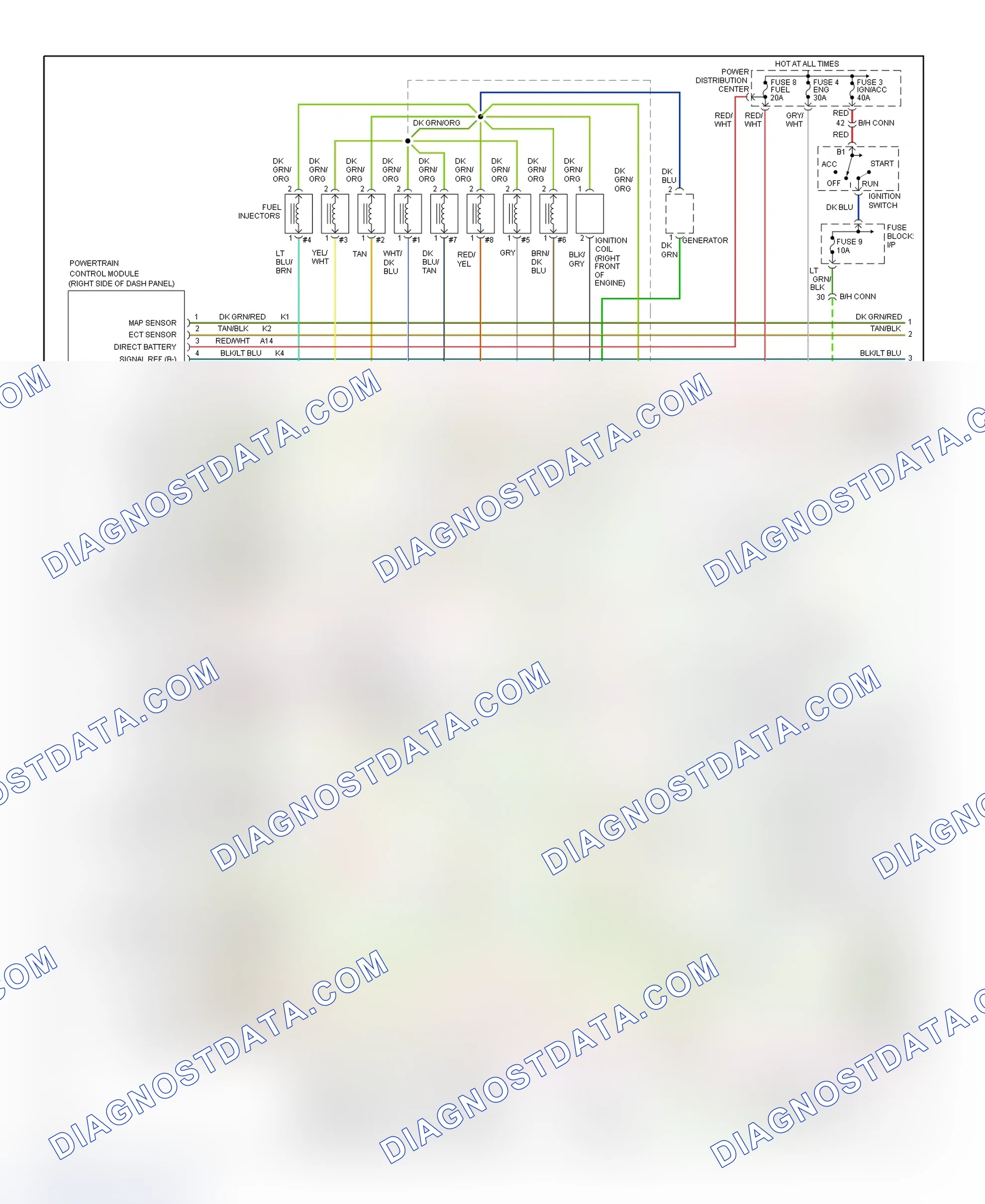 Scheme 139: Wiring Diagram (Ram Pickup - 5.2L & 5.9L - 1 Of 2)
