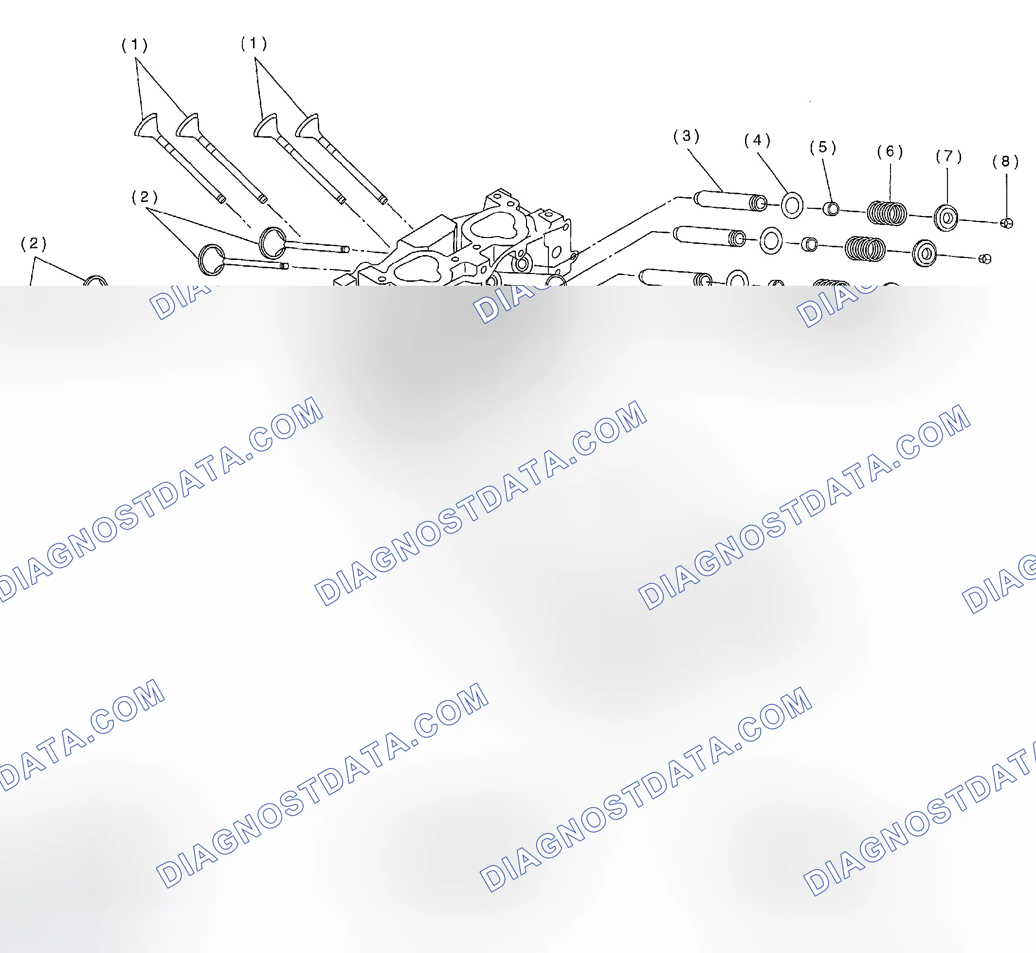 Scheme 238: CYLINDER HEAD AND VALVE ASSEMBLY