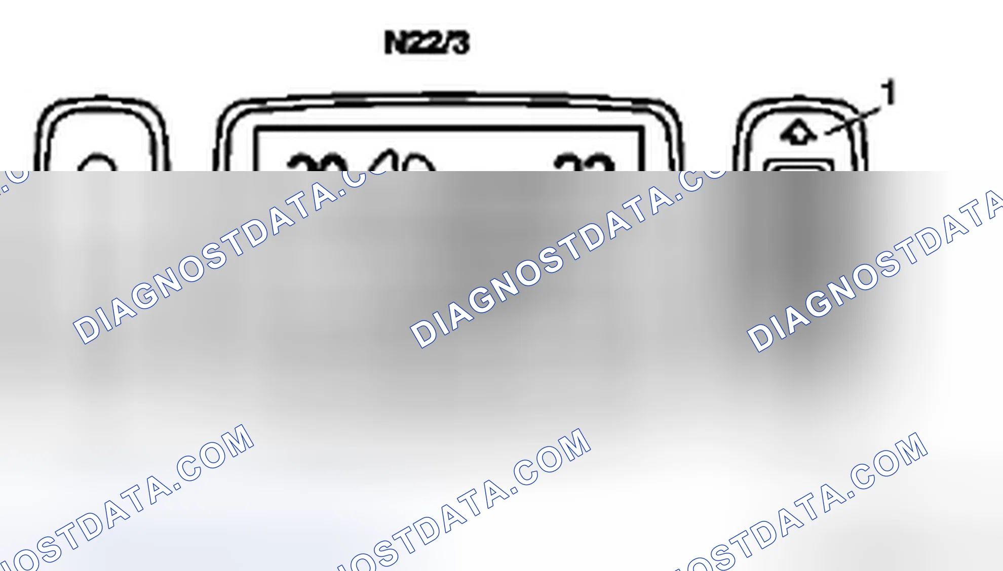Fig. 117: Identifying Rear A/C Pushbutton Control Module And Air Distribution Controller