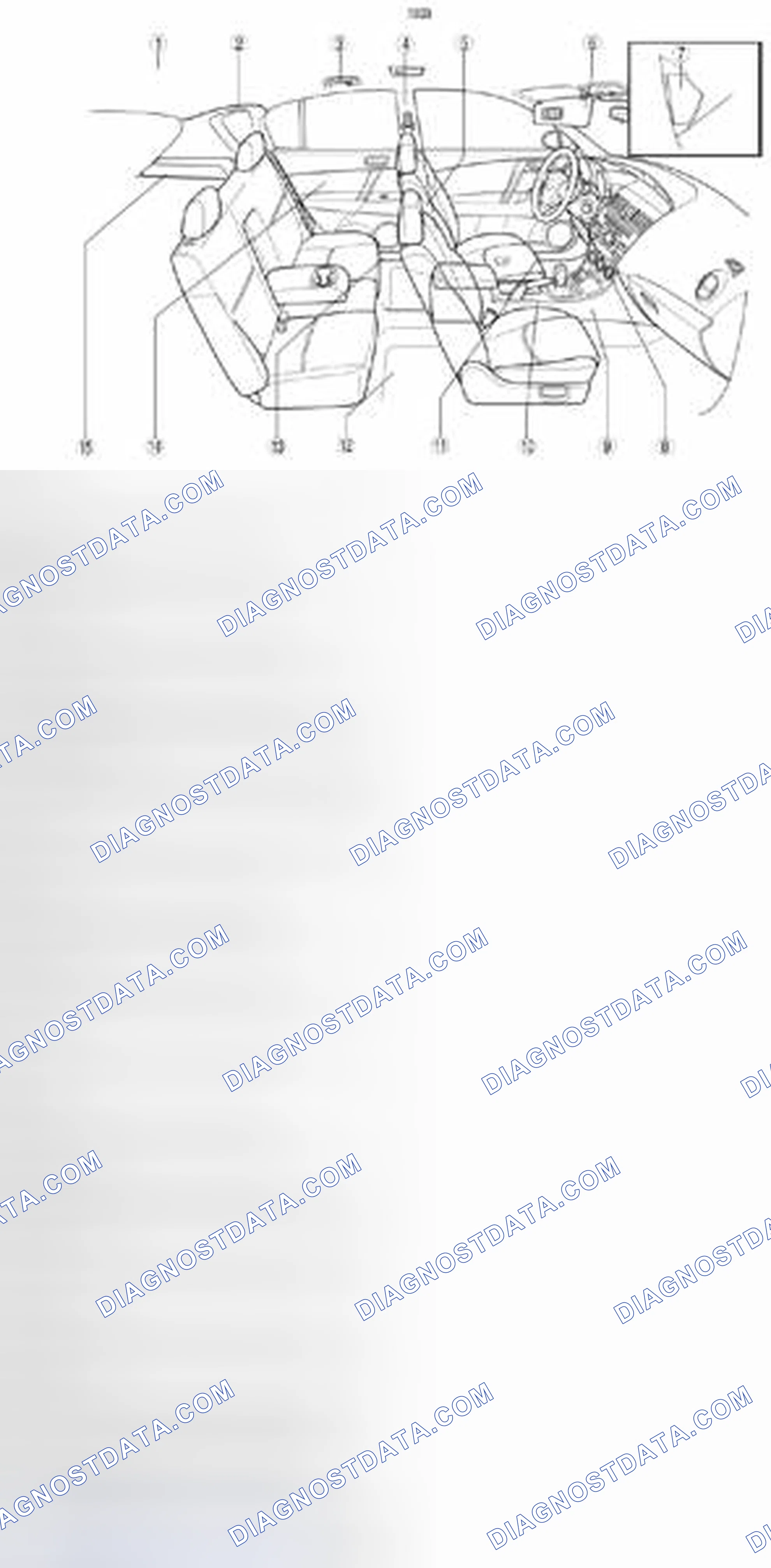 Scheme 57: Locating Rear Door Trim Components (5HB)