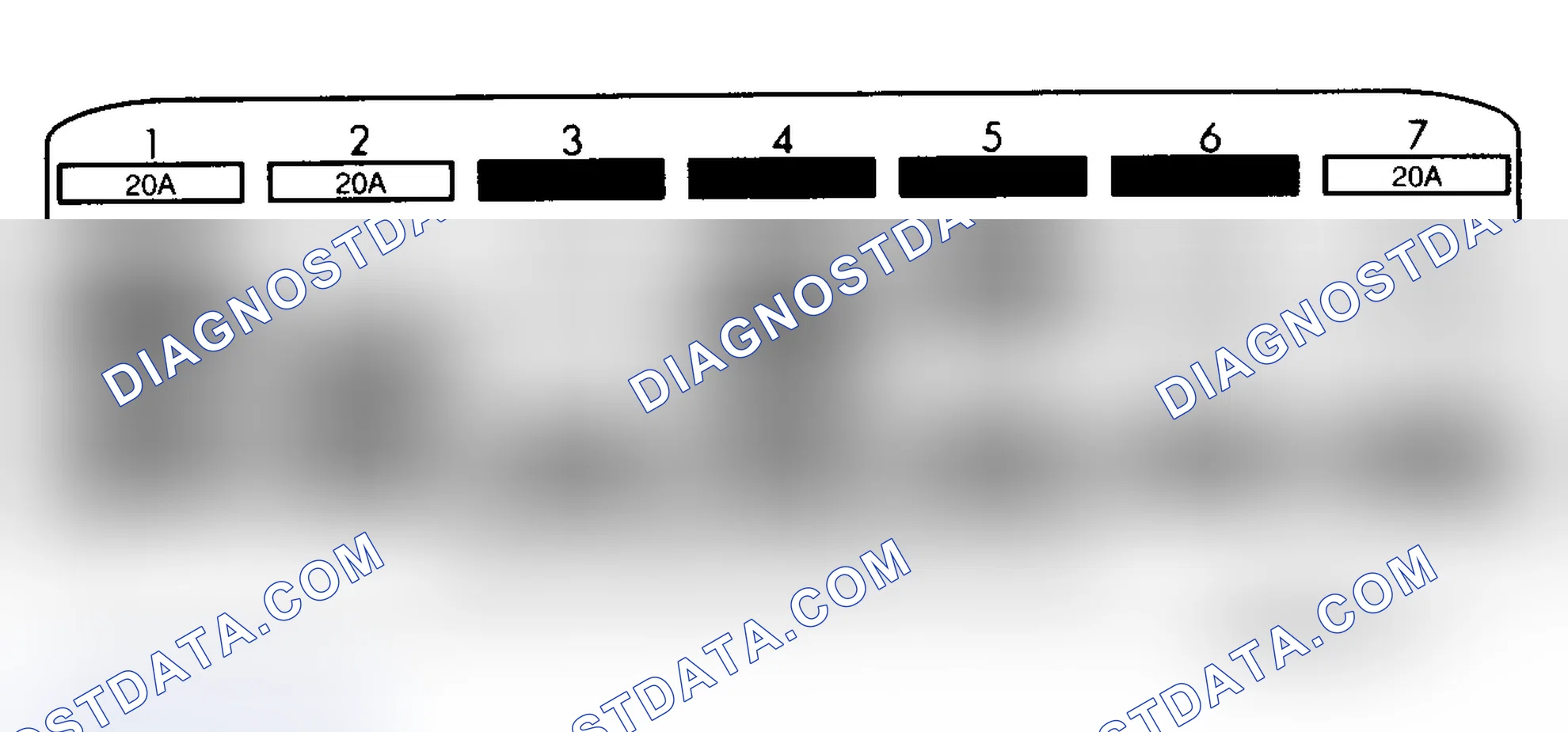 Scheme 7: ENGINE COMPARTMENT FUSE PANEL IDENTIFICATION (1993 SEVILLE)
