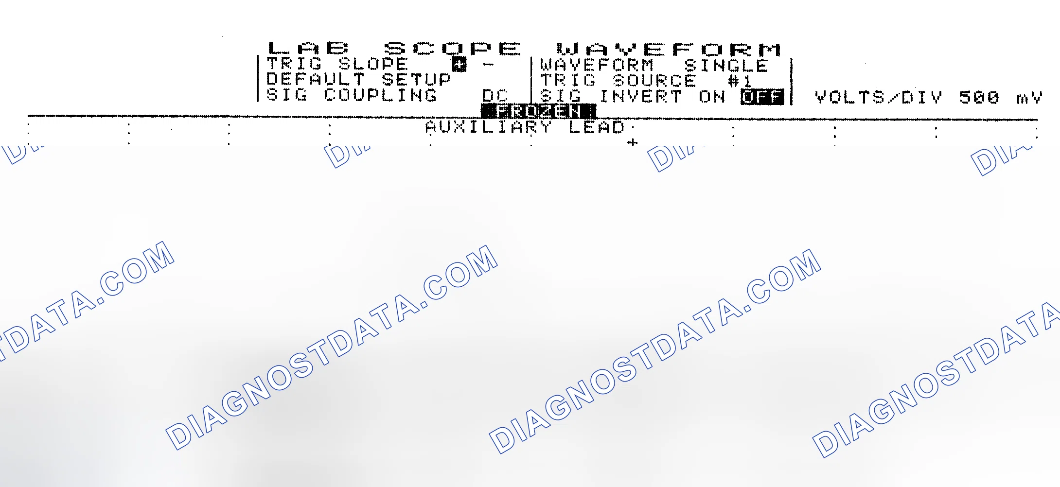 Scheme 10: Single Injector w/Excessive Current Flow - Current Pattern