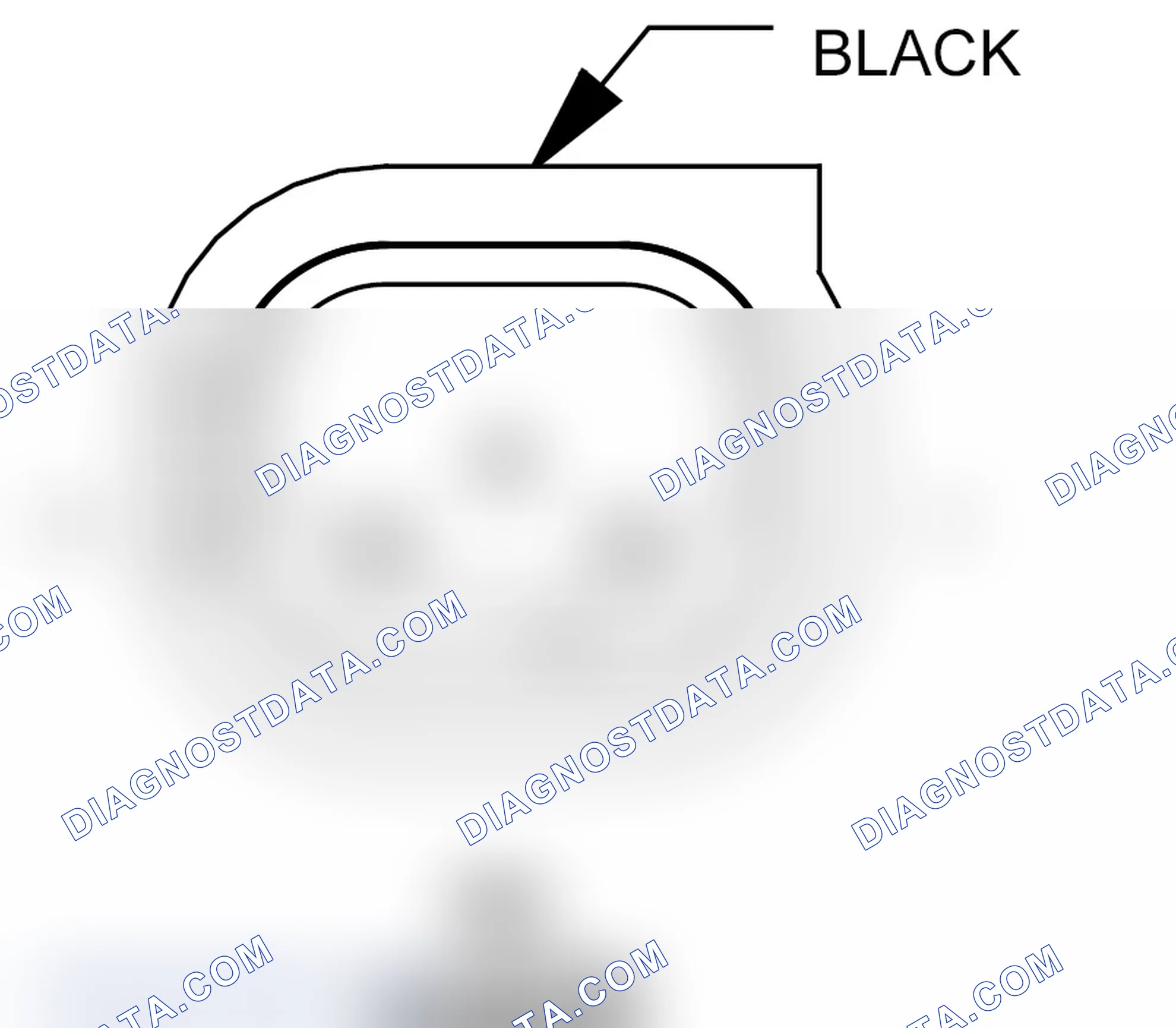 Scheme 175: Oil Sensor Connector End View