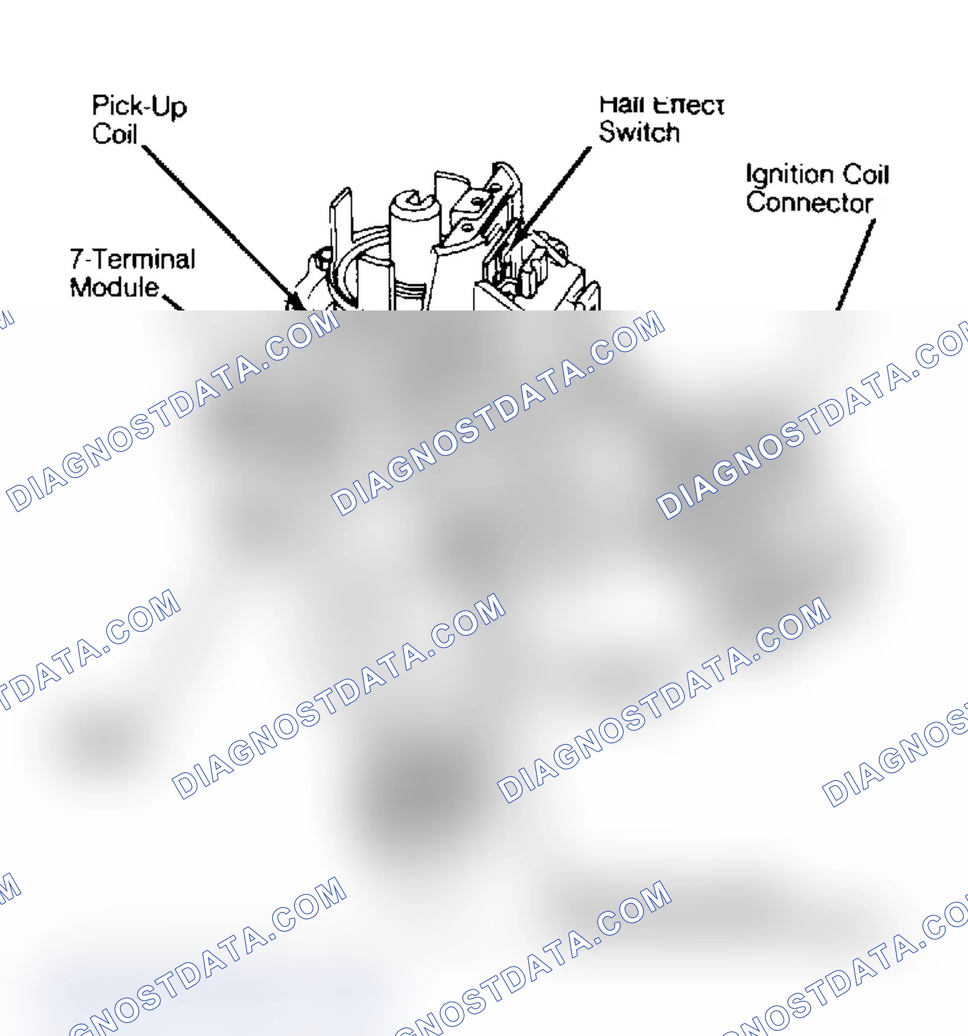 Scheme 9: HEI-EST Distributor with Hall Effect Switch External coil model shown.