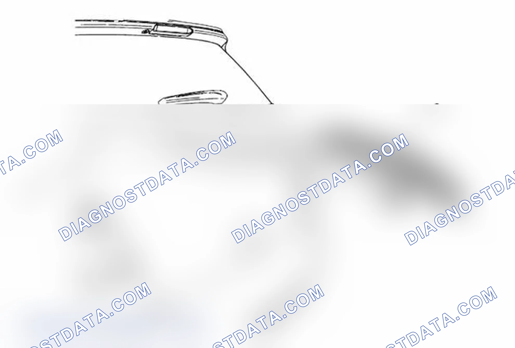 Scheme 9: Liftgate Center Applique Replacement