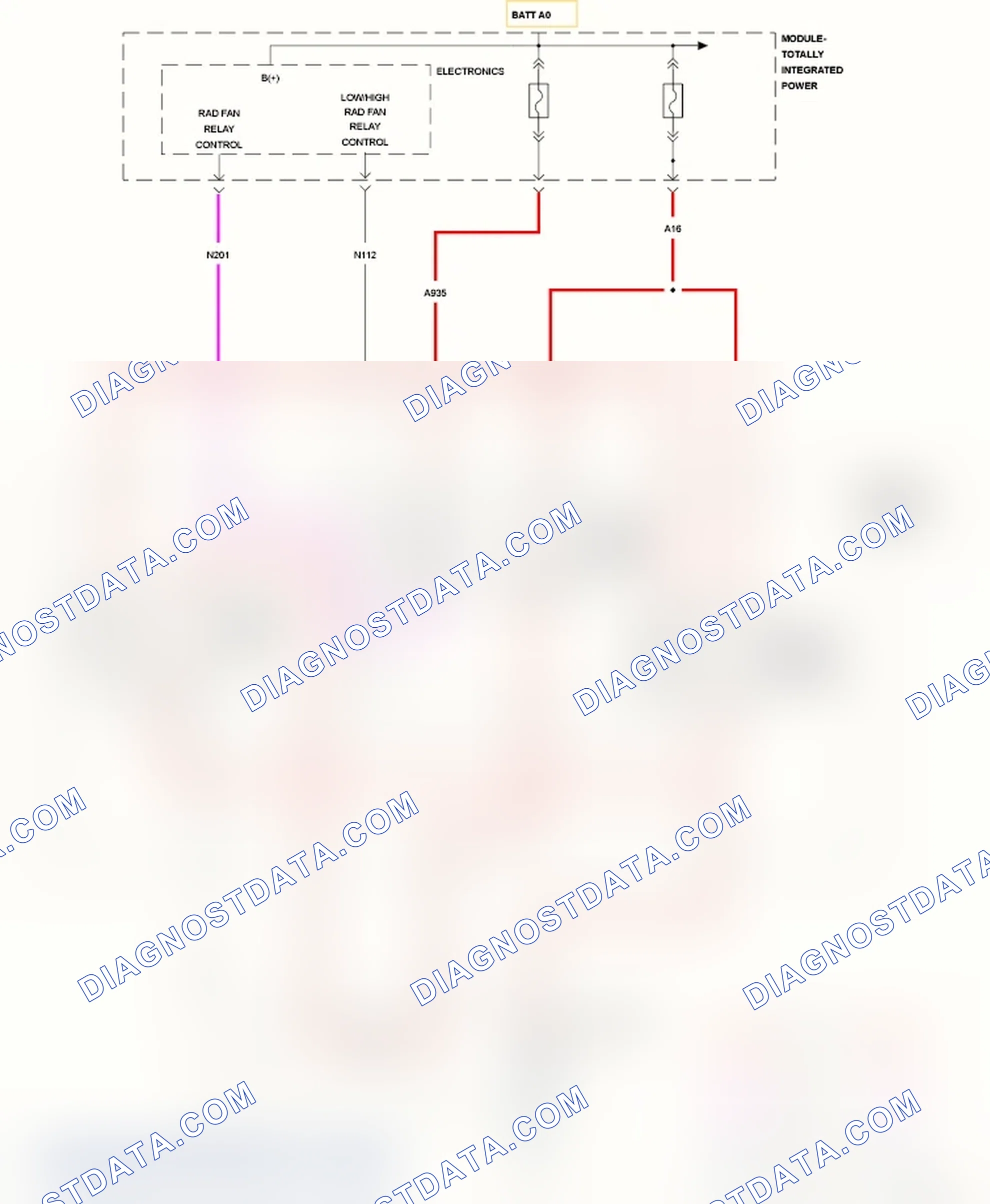 Scheme 473: CHECKING THE COOLING FAN OPERATION