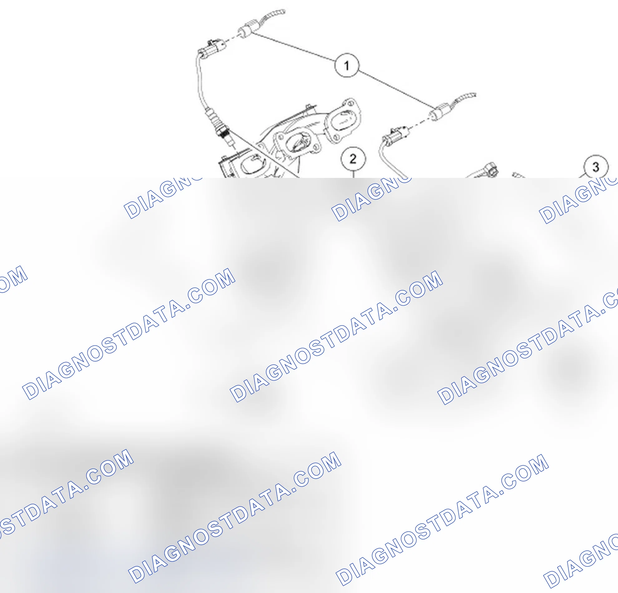 Scheme 9: Heated Oxygen Sensor (HO2S) and Catalyst Monitor Sensor - Exploded View