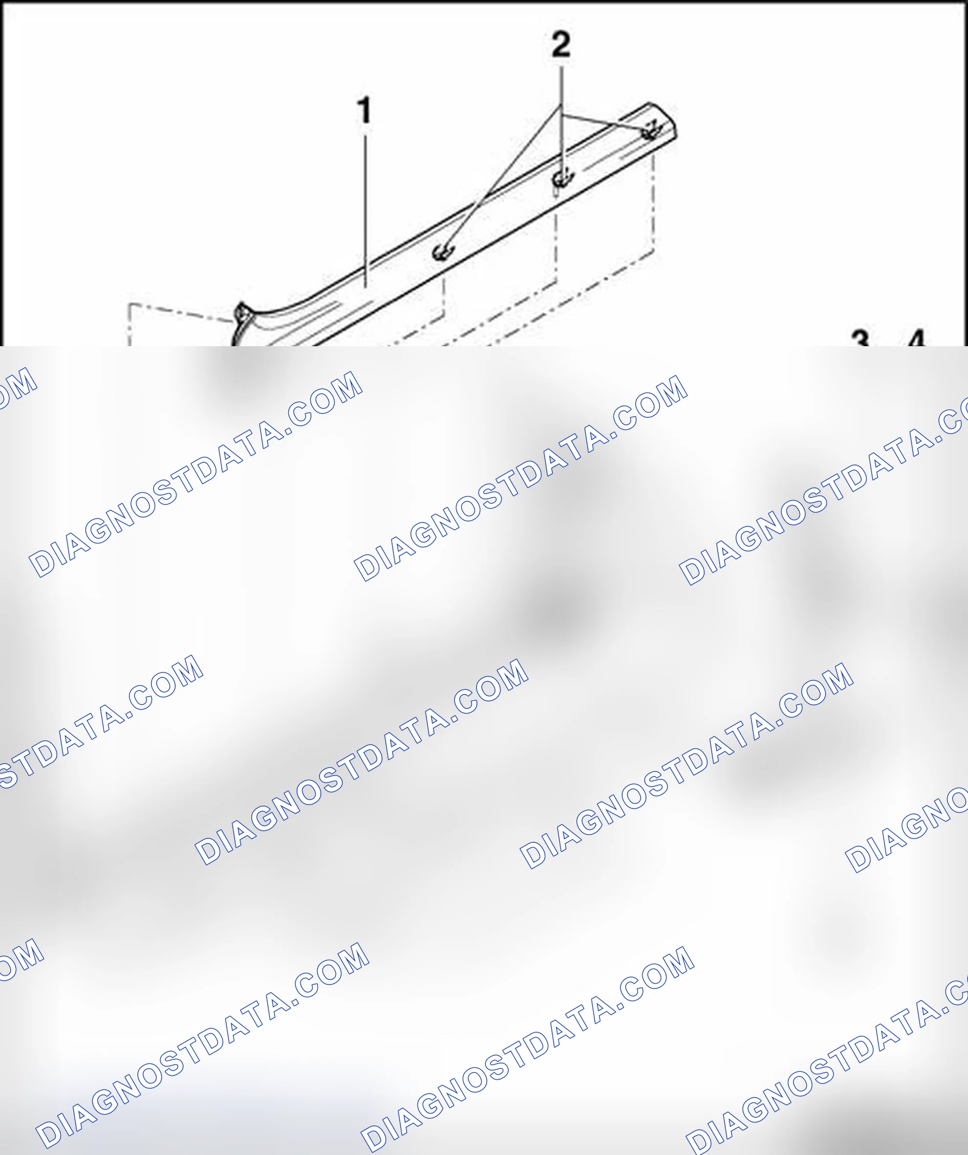Scheme 184: Lower A-pillar trim, assembly overview