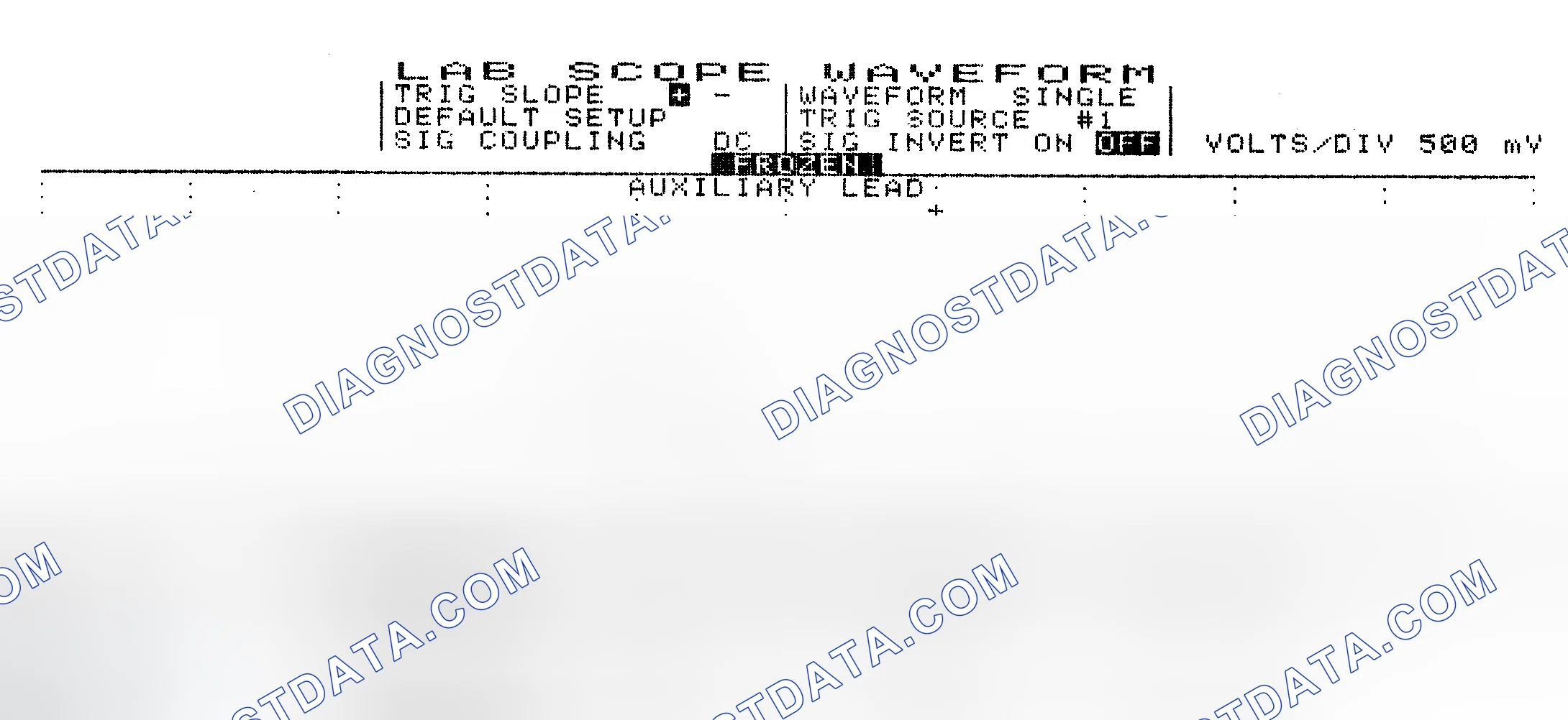 Scheme 10: Single Injector w/Excessive Current Flow - Current Pattern