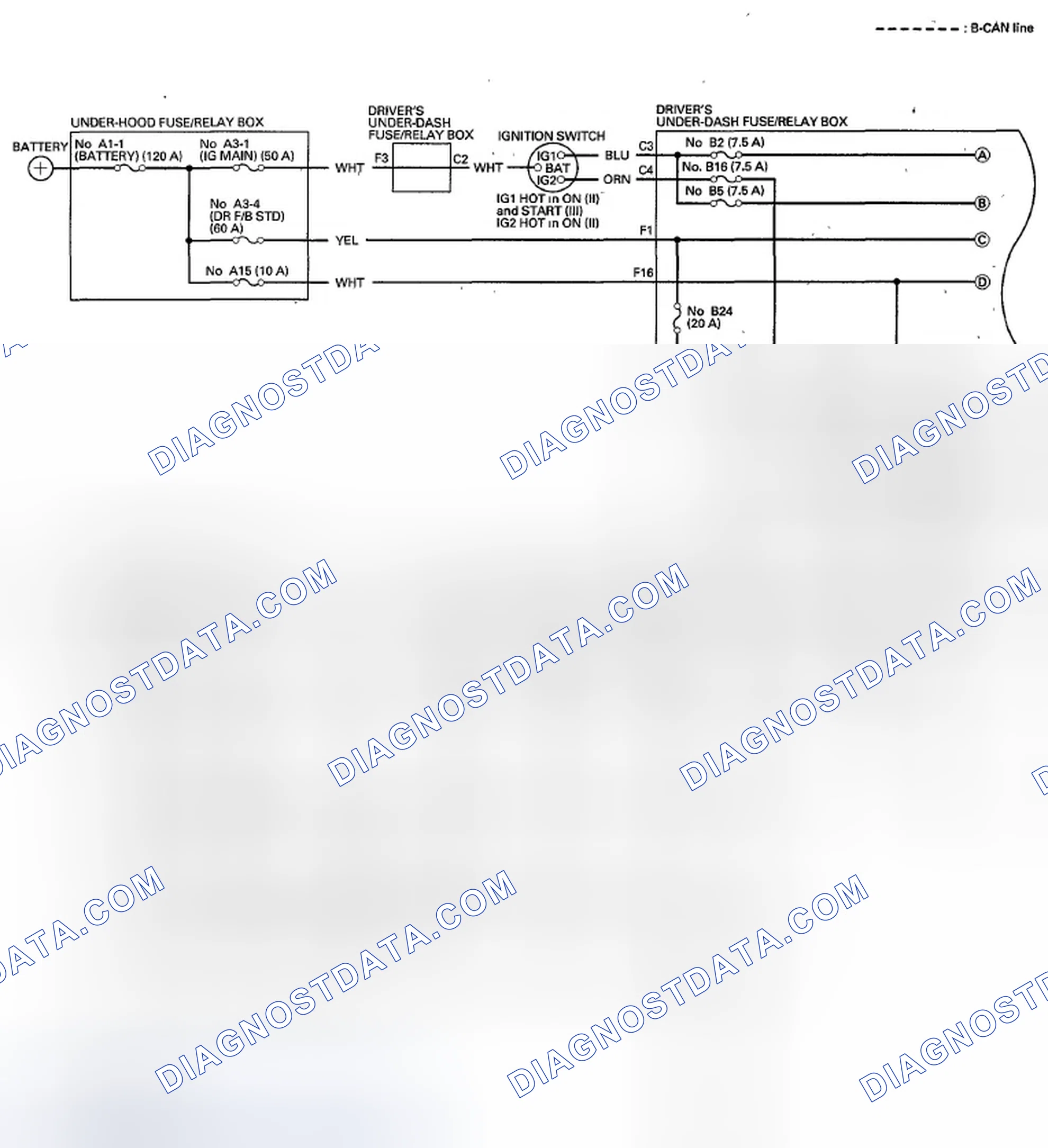 Scheme 22: Circuit Diagram - Power Seat