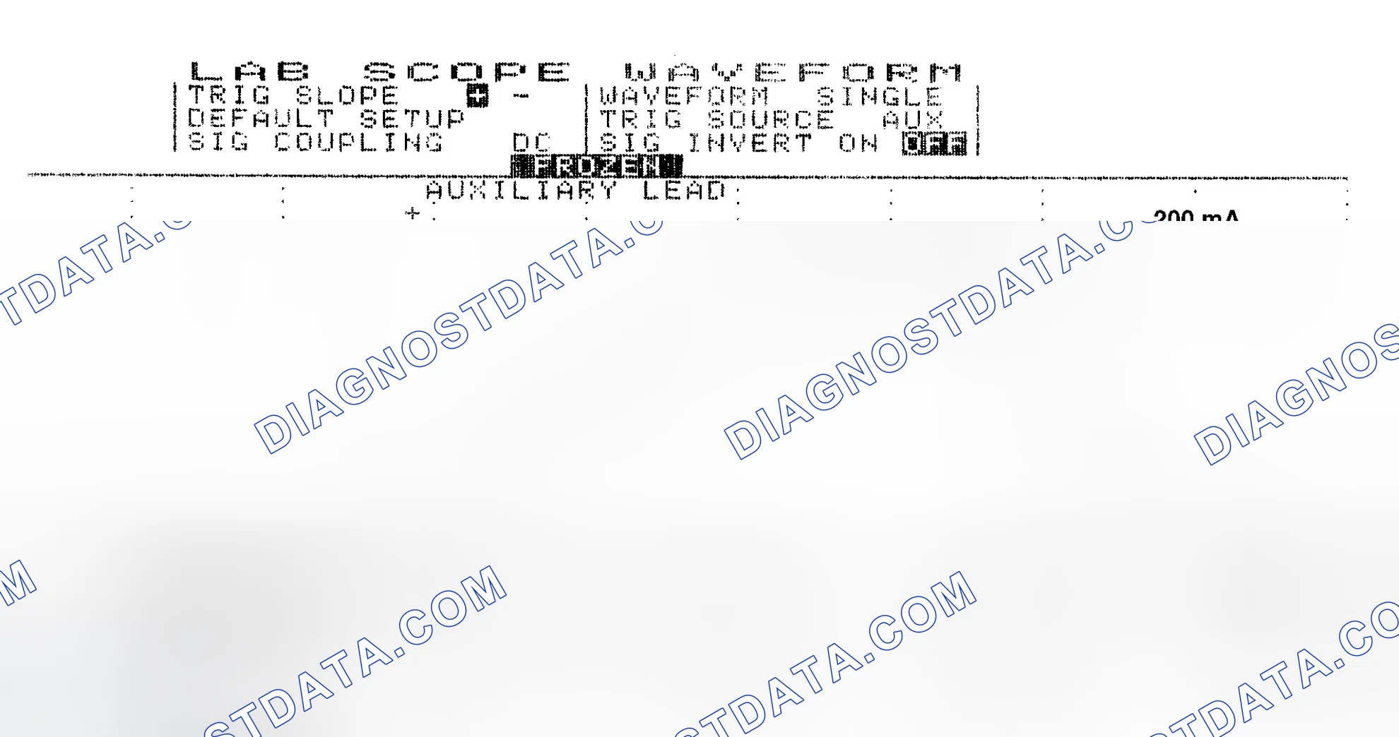 Scheme 13: Single Injector w/Normal Current Flow - Current Pattern