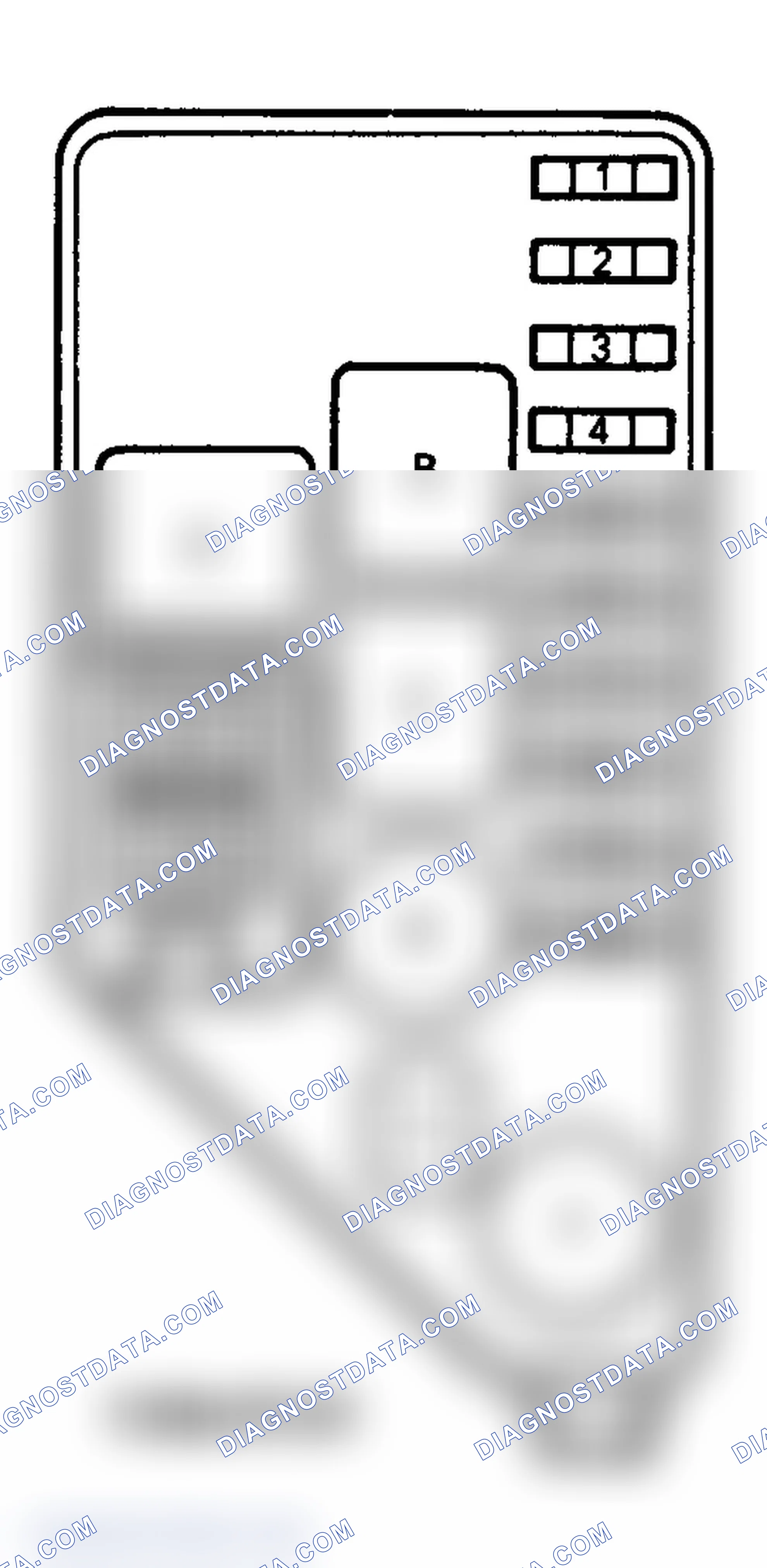 Scheme 5: ENGINE COMPARTMENT FUSE PANEL IDENTIFICATION (1991-92)