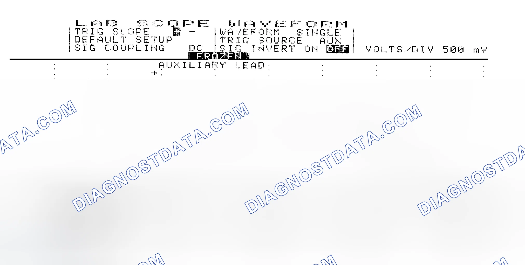 Scheme 14: Single Injector w/Excessive Current Flow - Current Pattern