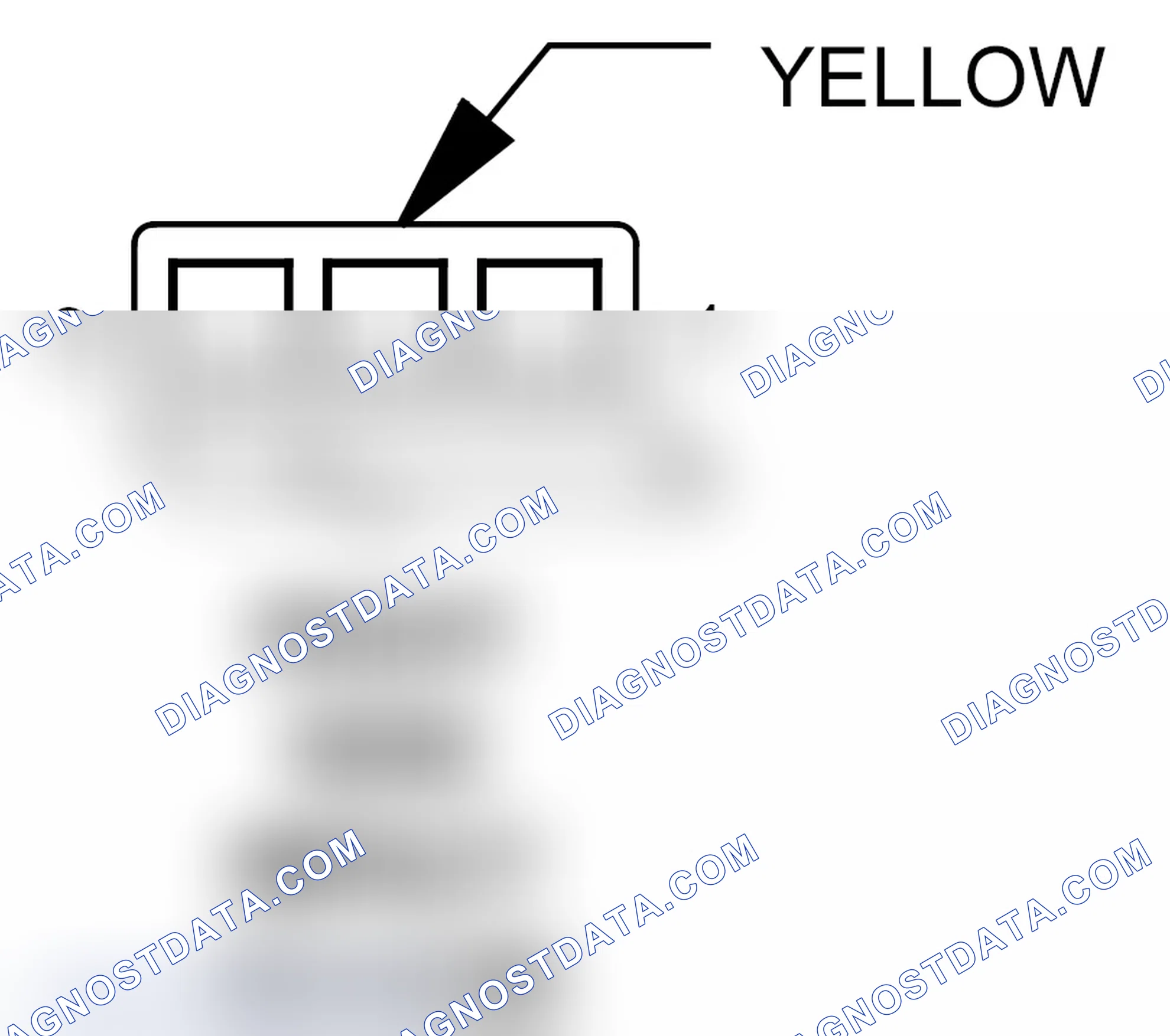 Scheme 224: Right Side Impact Sensor Connector End View