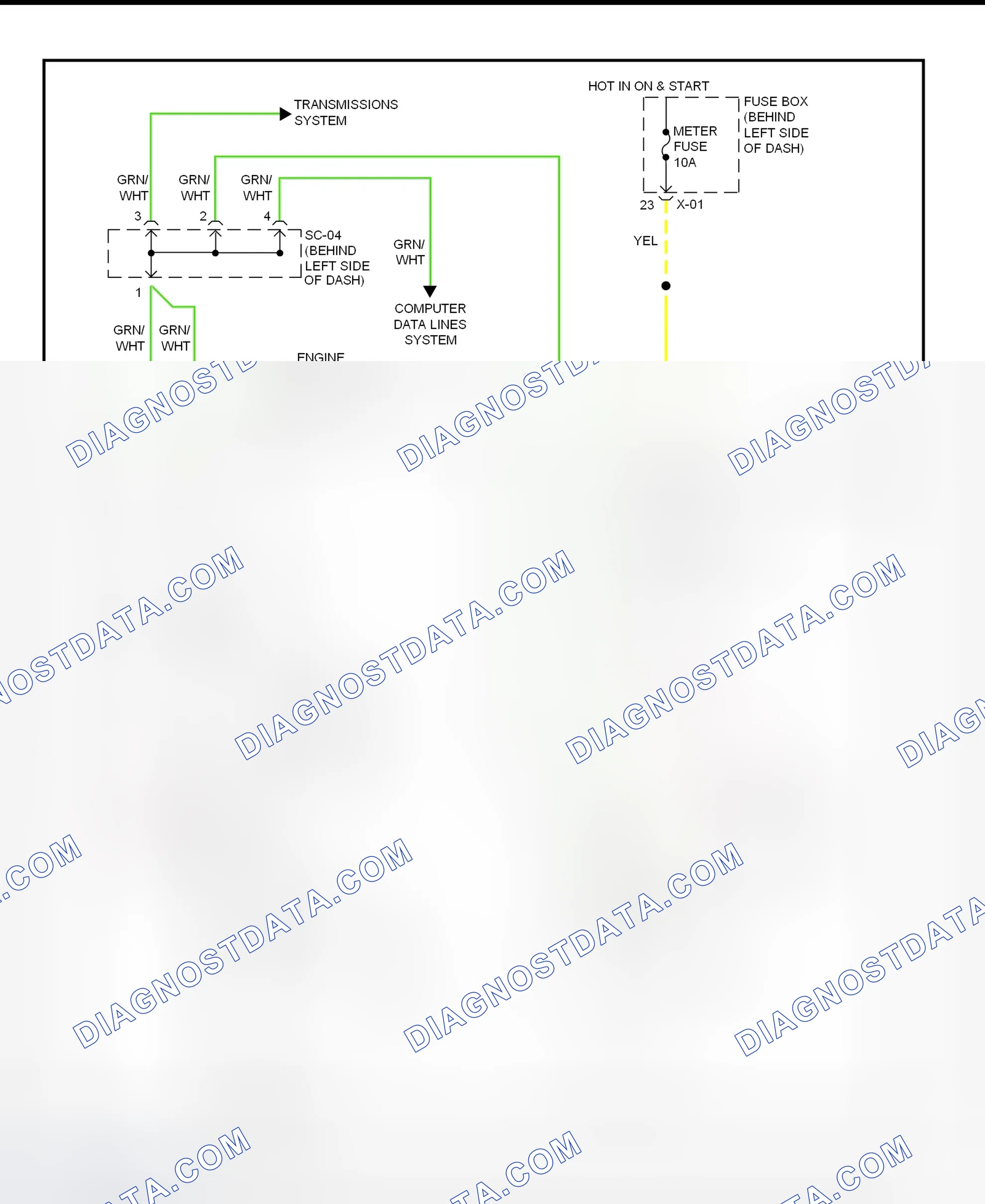 Scheme 3: Charging System Wiring Diagram (Rio)