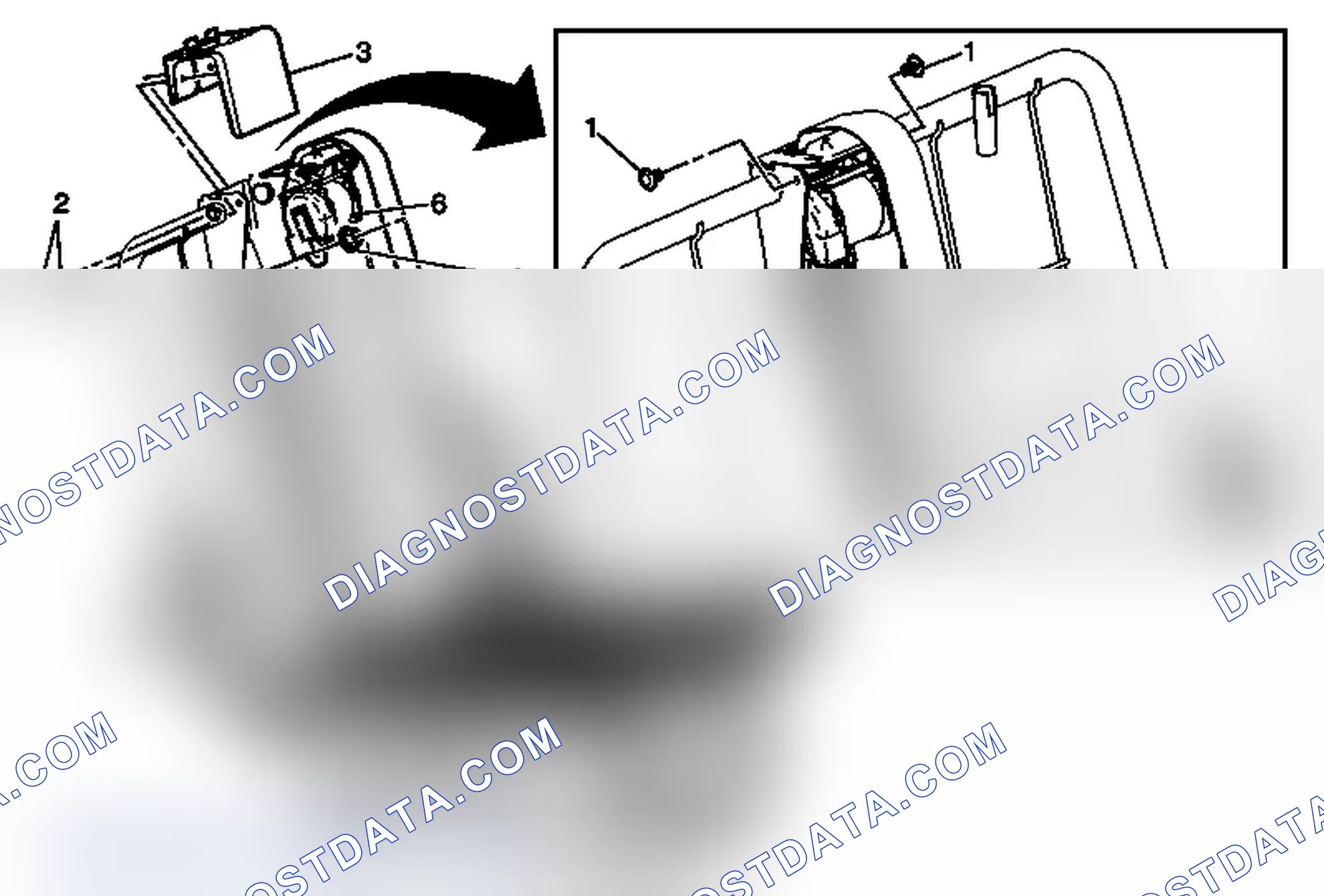 Scheme 7: Seat Belt Replacement - Center Rear (with Split Bench)