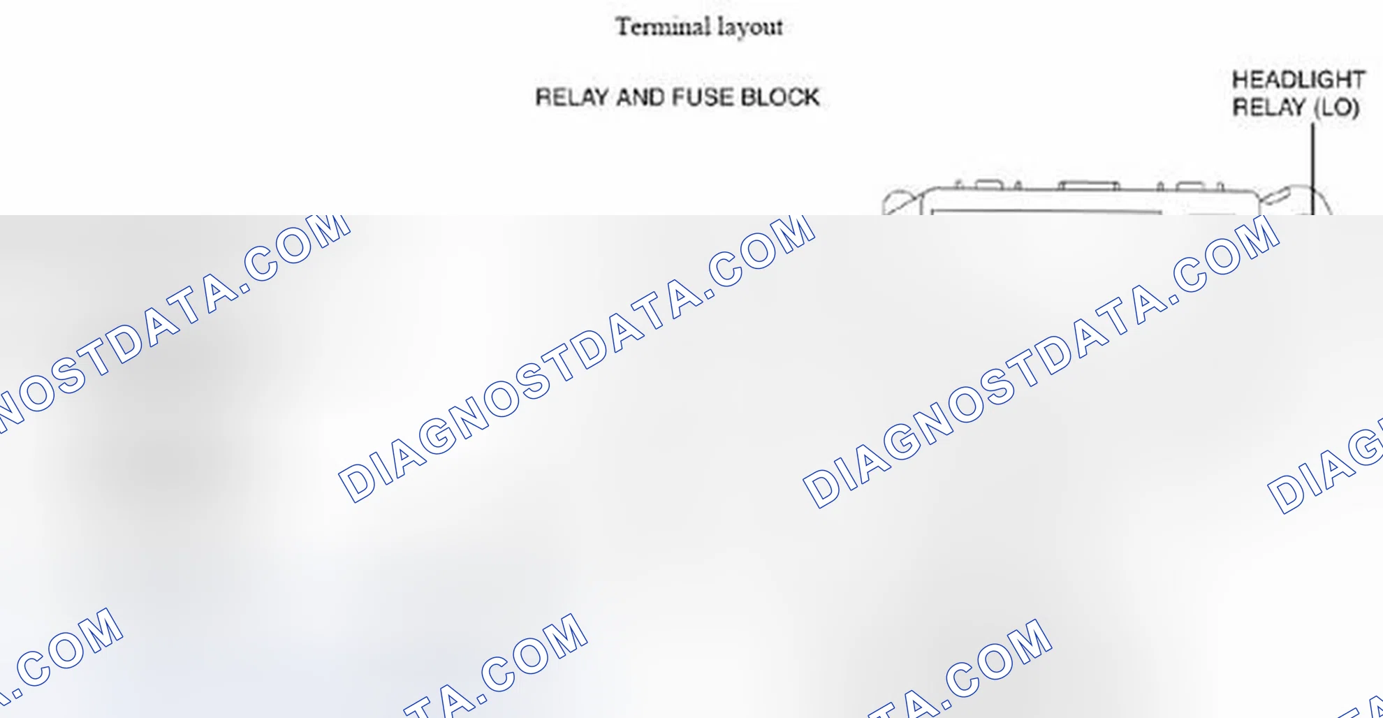 Scheme 82: Locating Headlight Relay And Identifying Discharge Headlight Control Module Connector Terminals