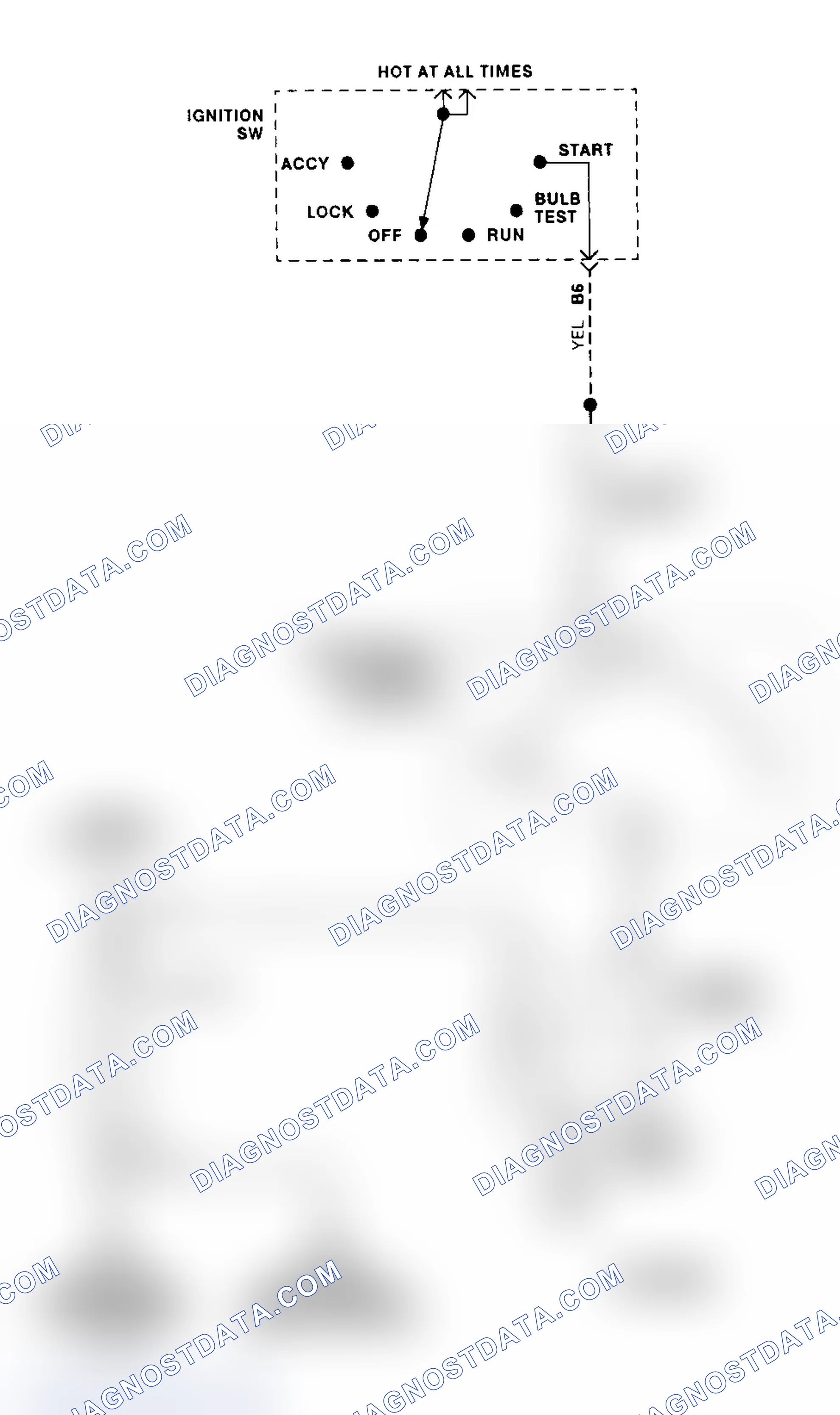 Scheme 22: Starter System Schematic (Century, Cutlass Ciera & Cutlass Cruiser)
