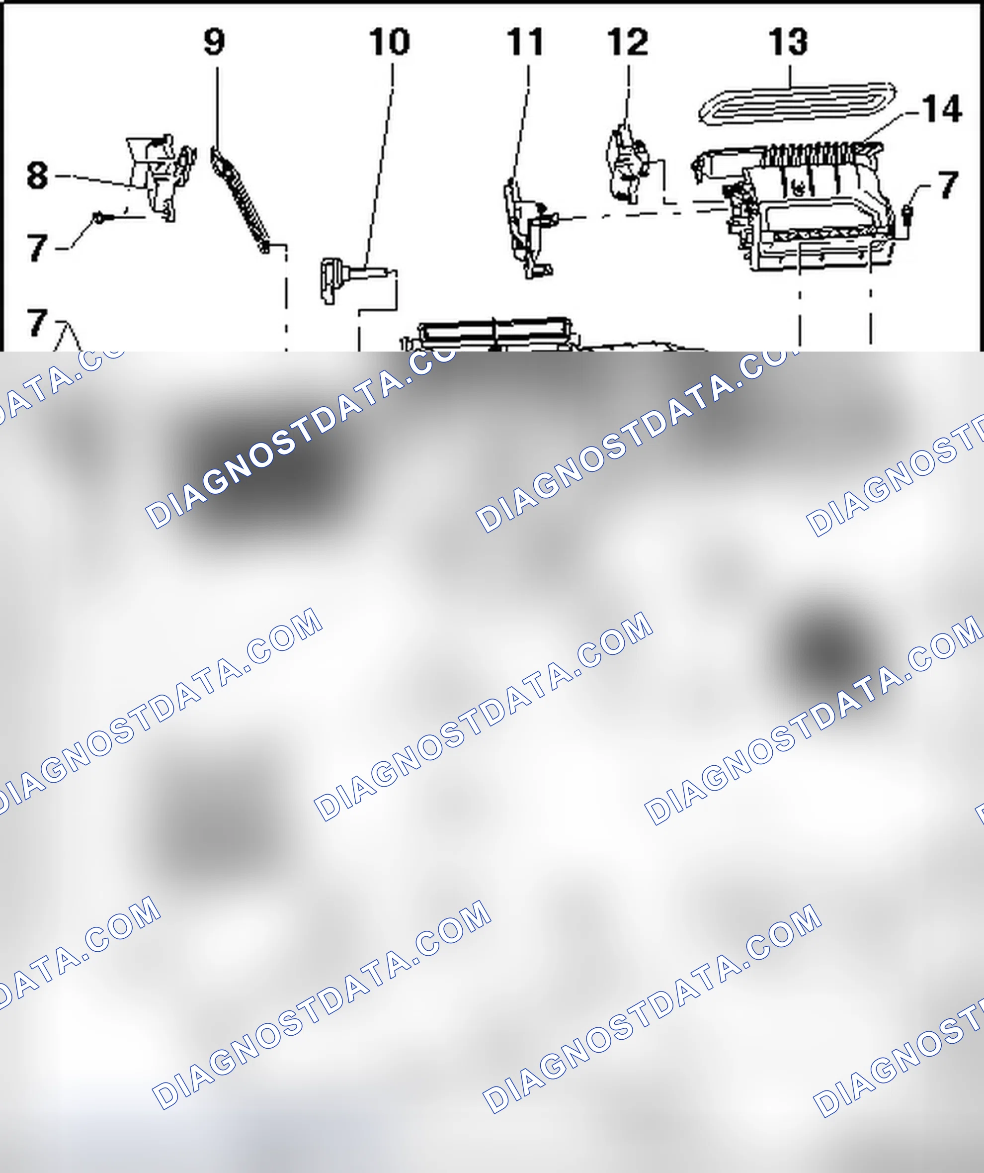 Scheme 125: ATTACHMENTS - MANUALLY REGULATED A/C SYSTEM