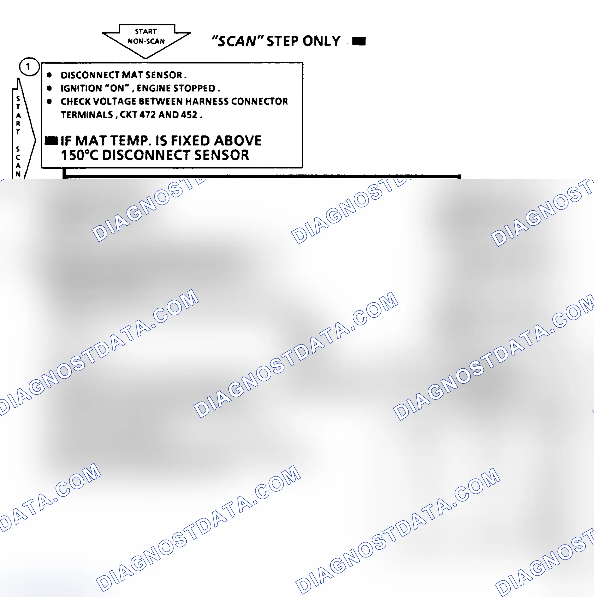 Scheme 226: Code 25 Flow Chart, MAT Sensor Voltage Low (All Engines)