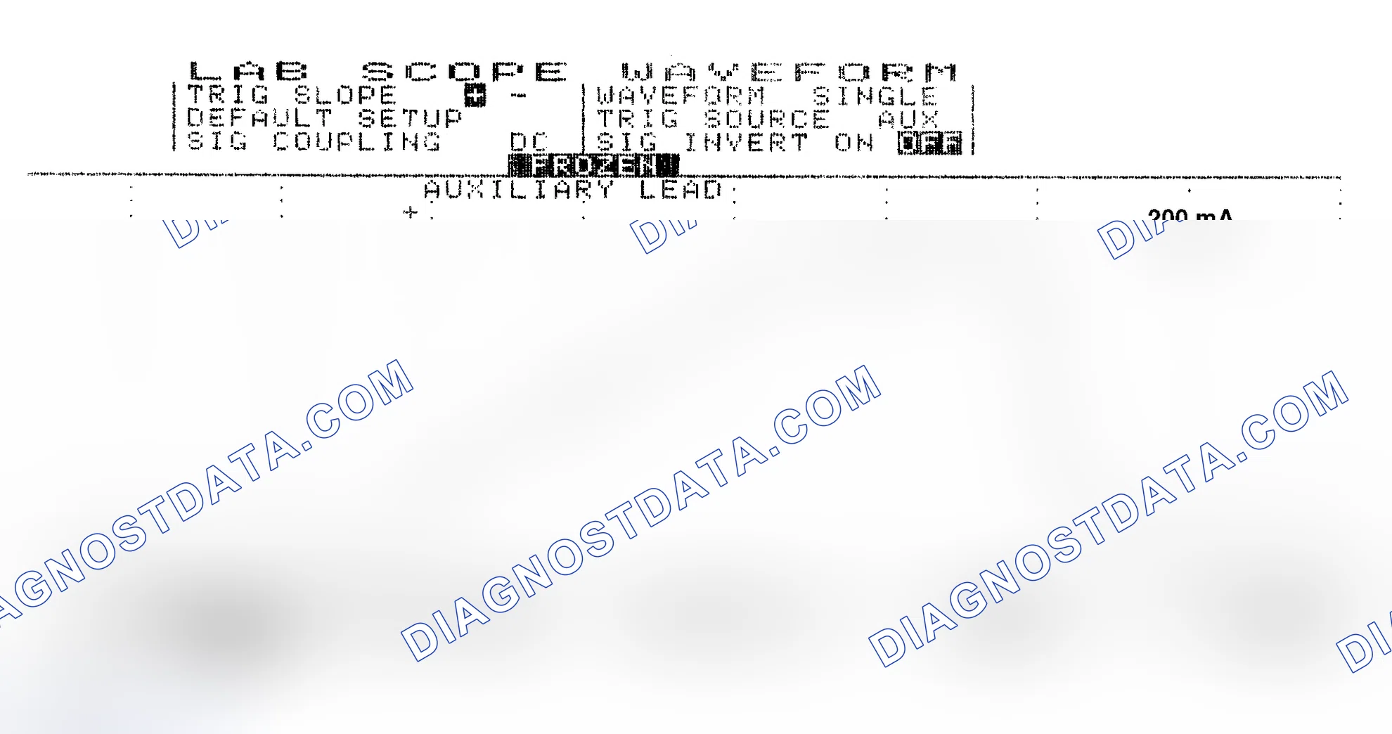 Scheme 13: Single Injector w/Normal Current Flow - Current Pattern