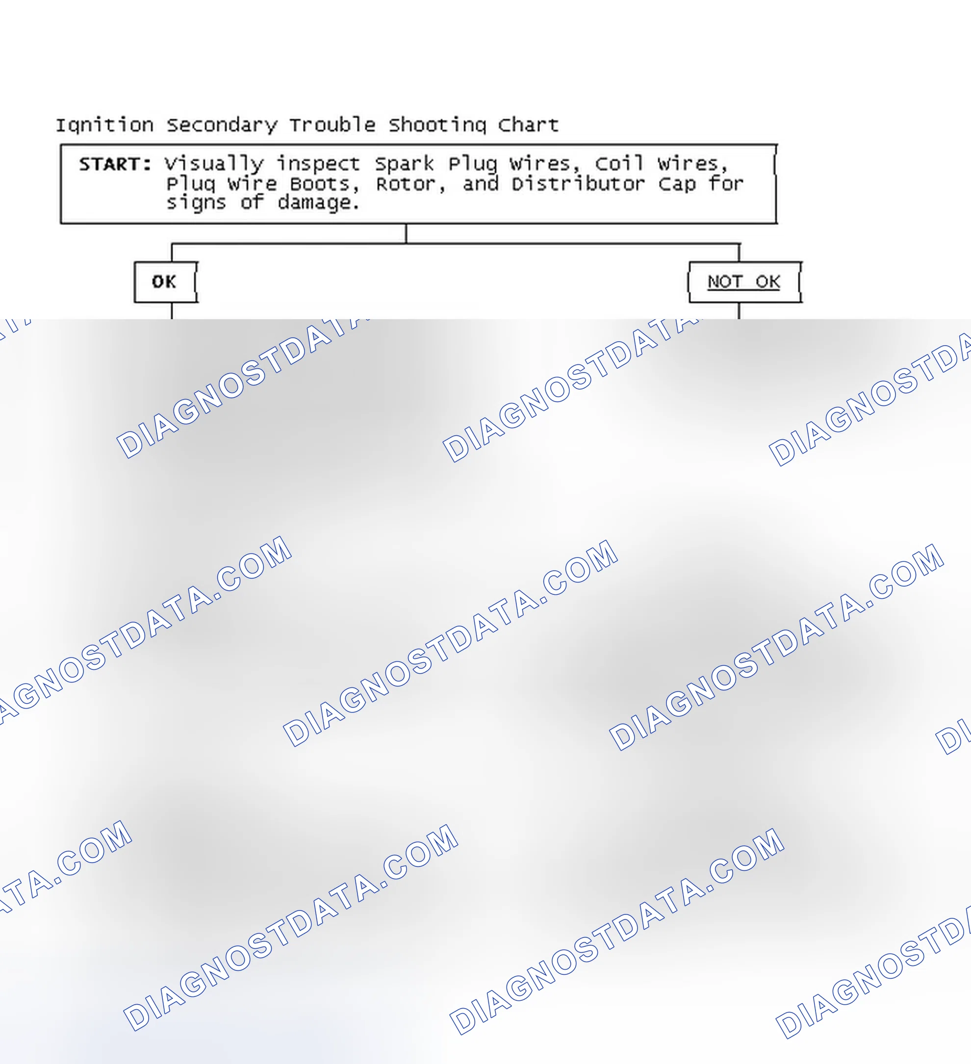 Scheme 1: Ignition Secondary Trouble Shooting Chart