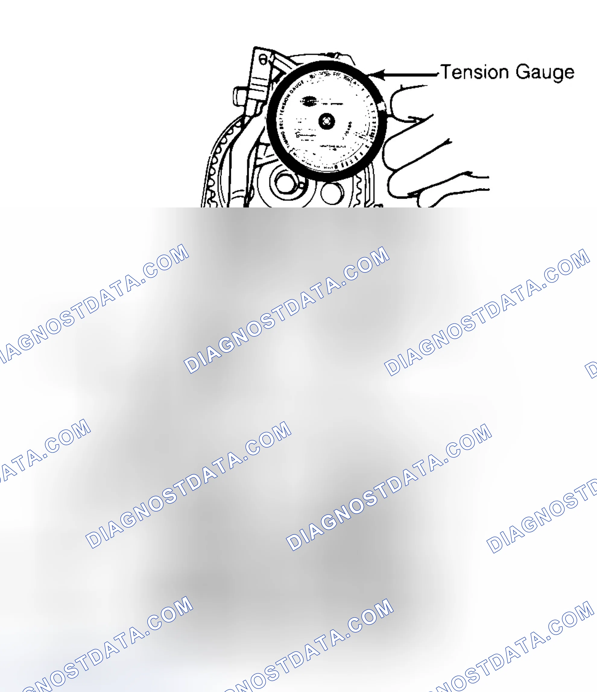 Scheme 3: Adjusting Typical Timing Belt Tension