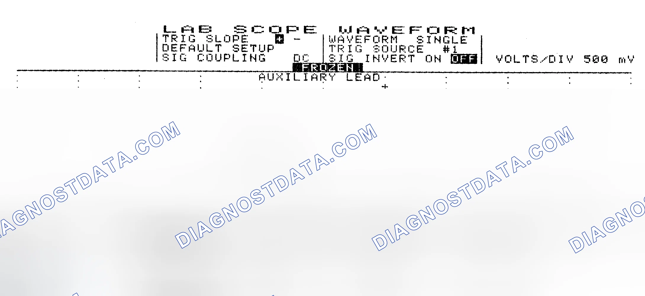 Scheme 10: Single Injector w/Excessive Current Flow - Current Pattern