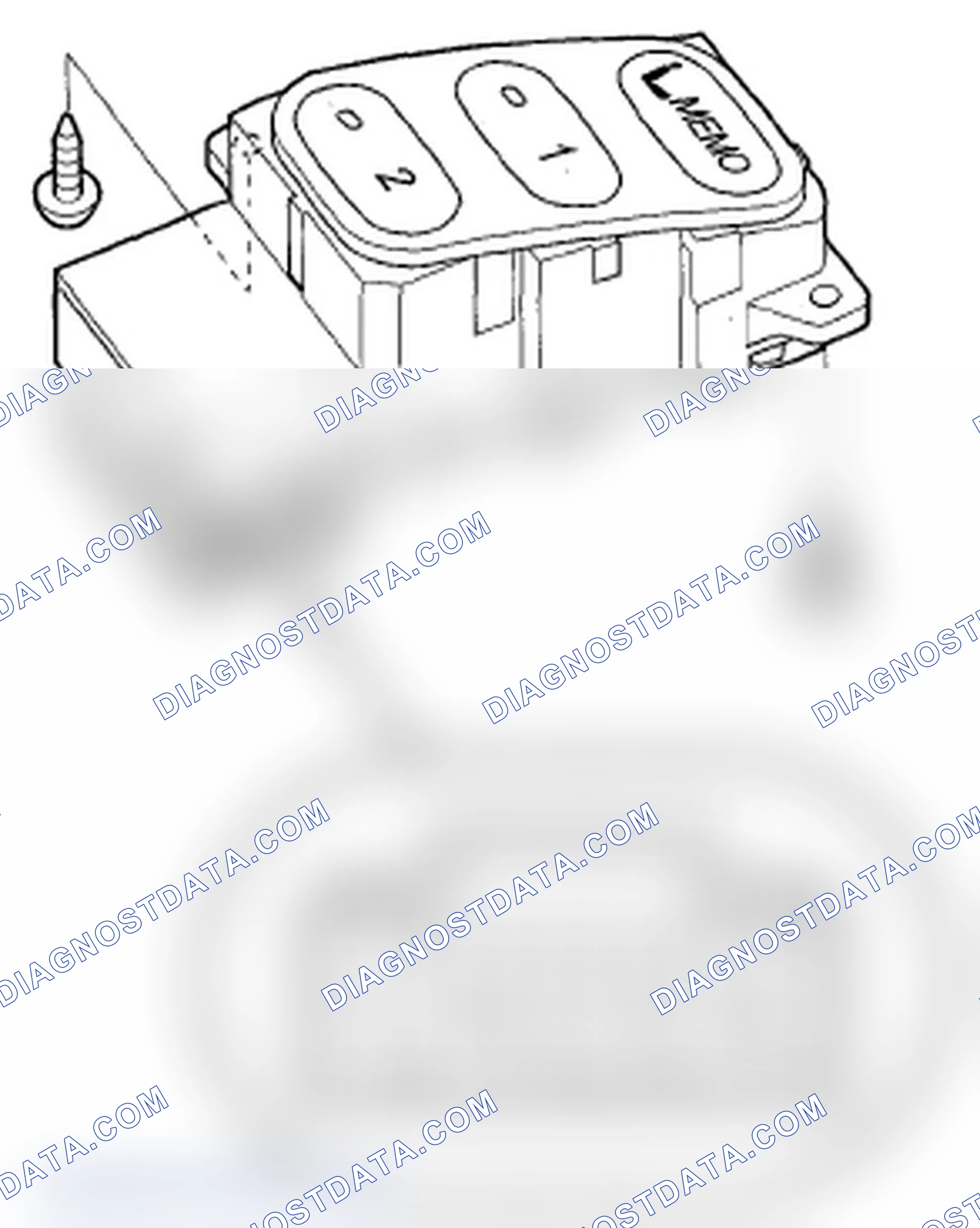 Scheme 78: Driving Position Memory Switch Test/Replacement