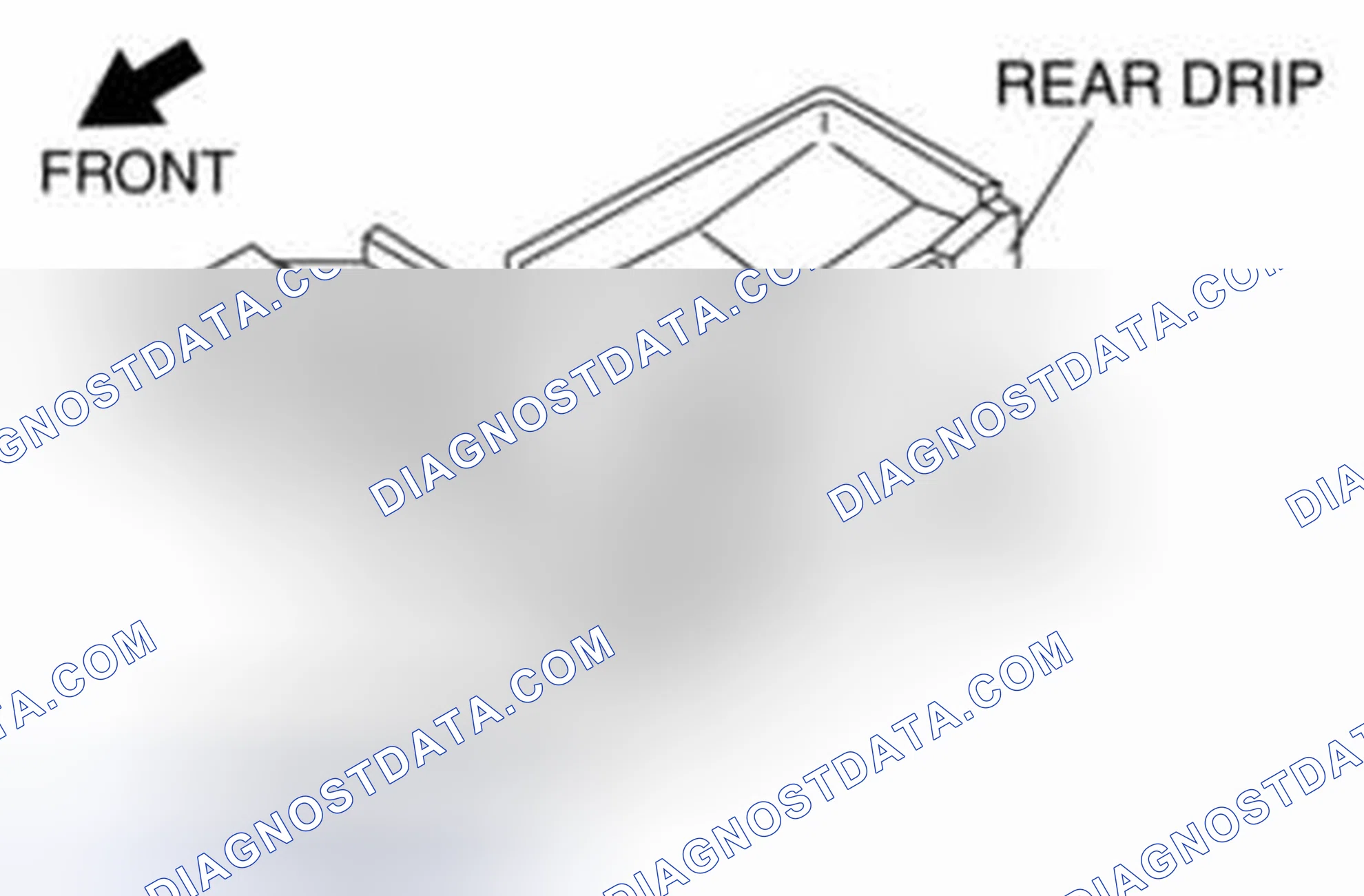 Scheme 12: Rear Drip Assembly Note