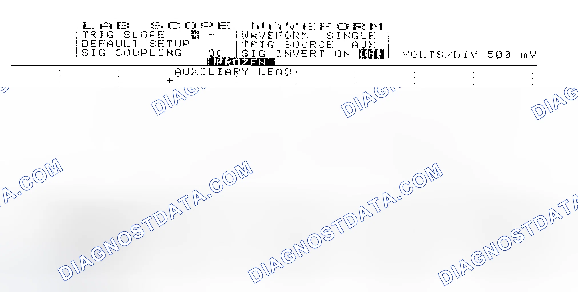 Scheme 14: Single Injector w/Excessive Current Flow - Current Pattern