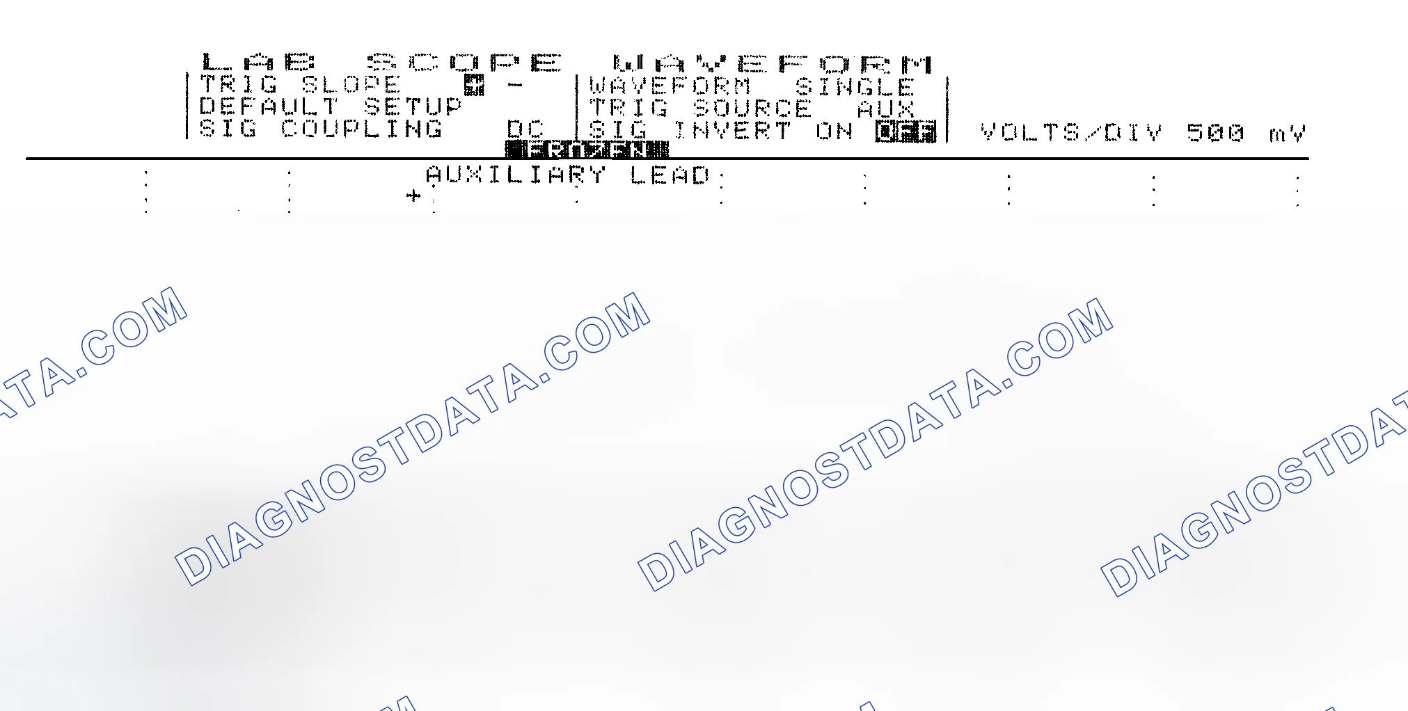Scheme 14: Single Injector w/Excessive Current Flow - Current Pattern