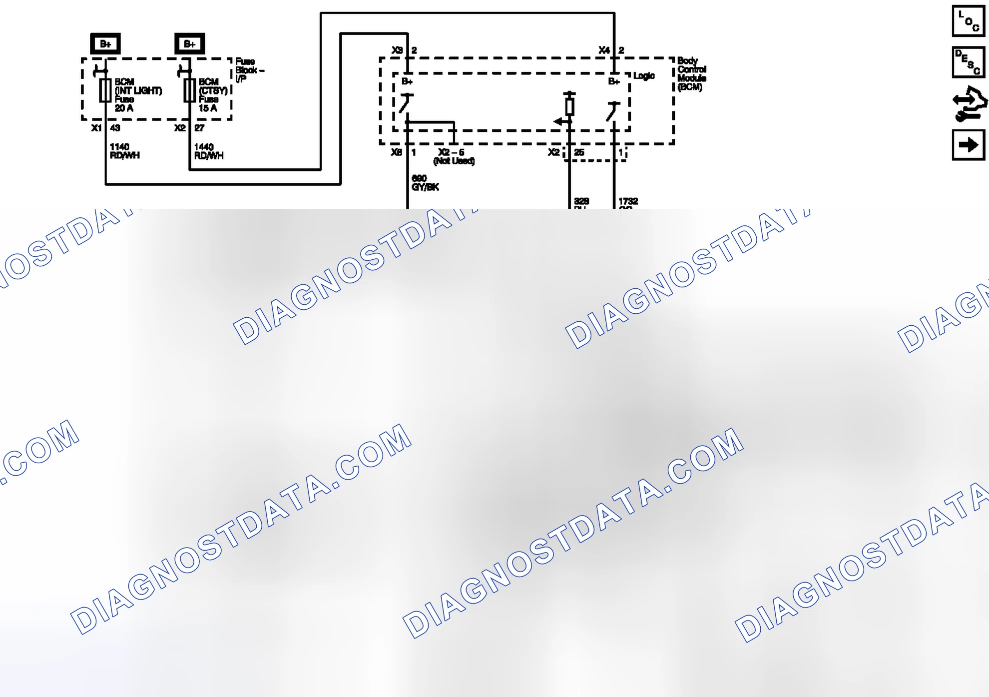 Scheme 9: Dome/Reading, Ignition Switch, and Rear Compartment Courtesy Lamps