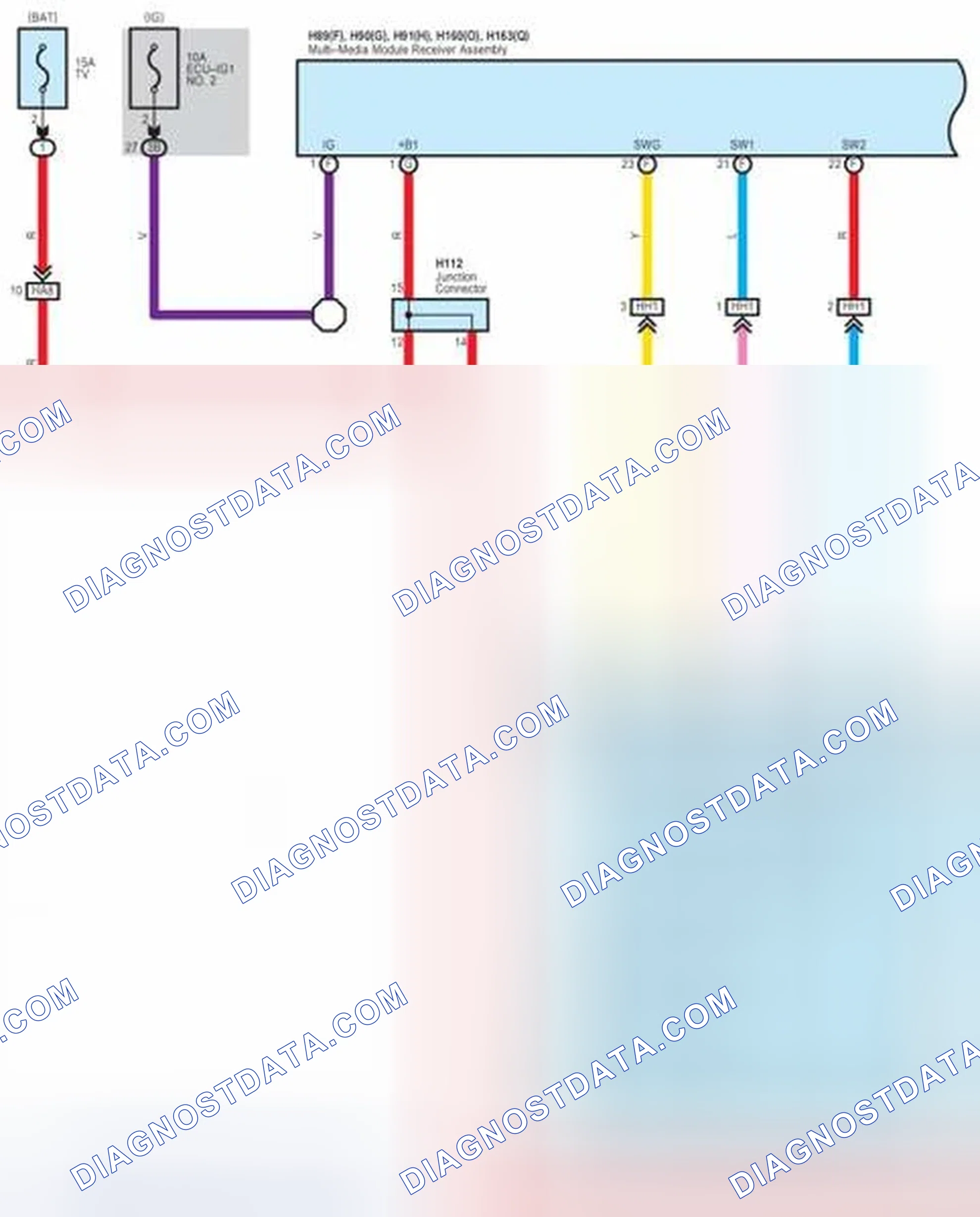 Scheme 274: Audio System (w/o LEXUS Navigation System w/Multi-Media Module Receiver Assembly) and Parking Assist