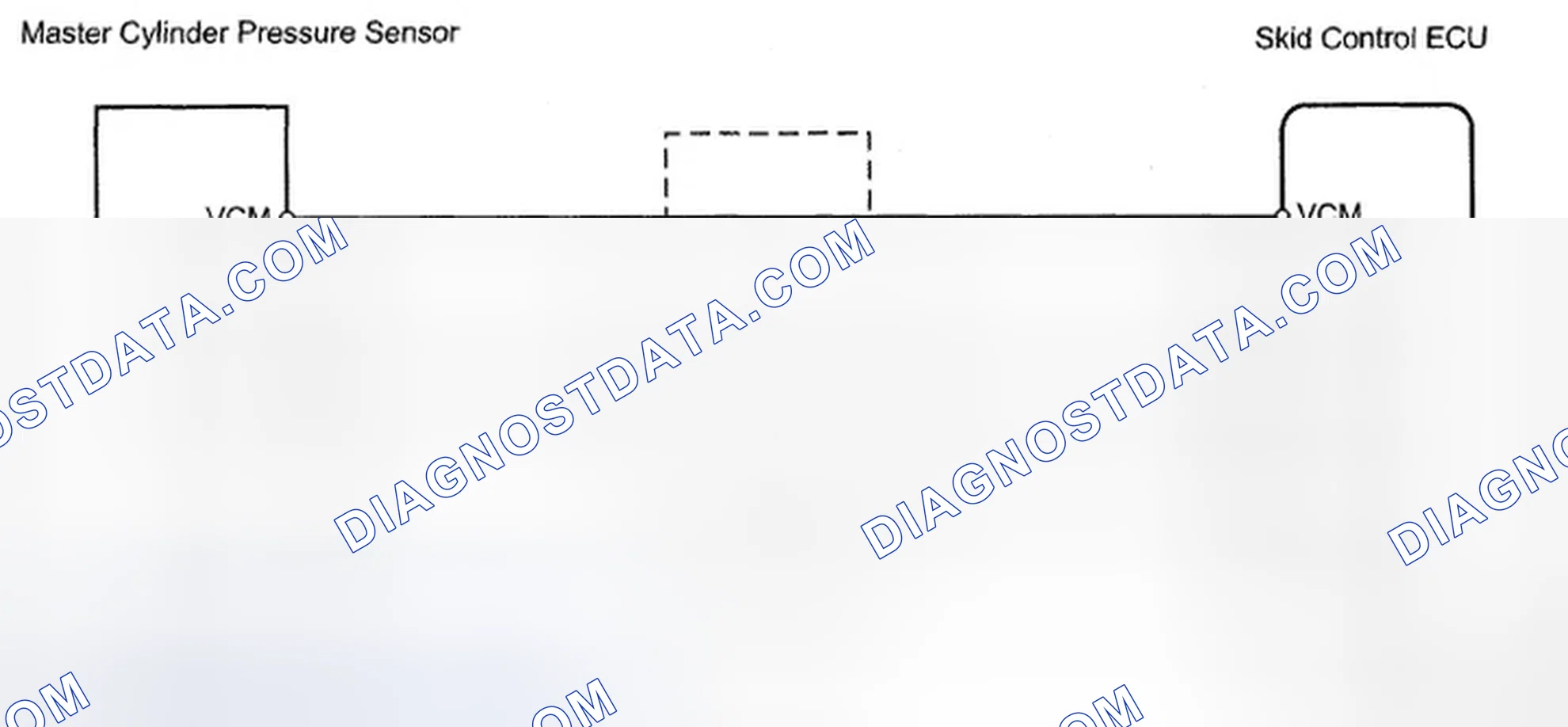 Scheme 30: Master Cylinder Pressure Sensor Malfunction - Wiring Diagram