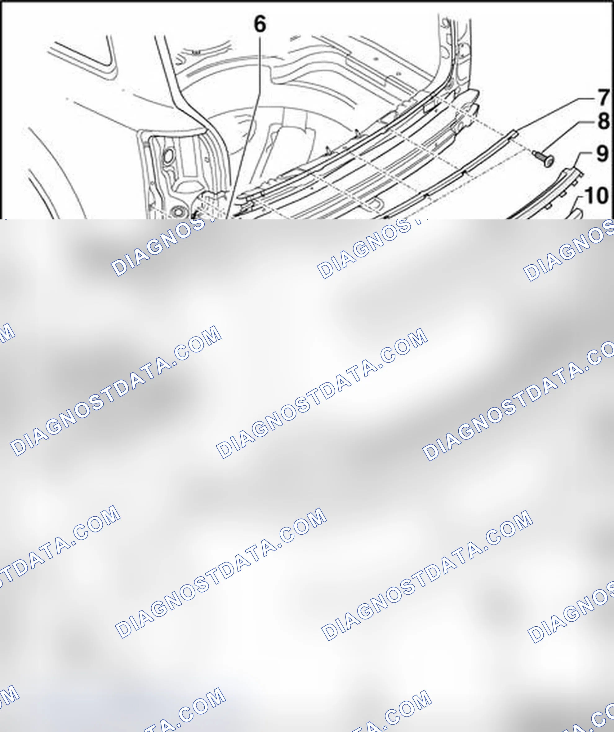 Scheme 166: Bumper, removing and installing