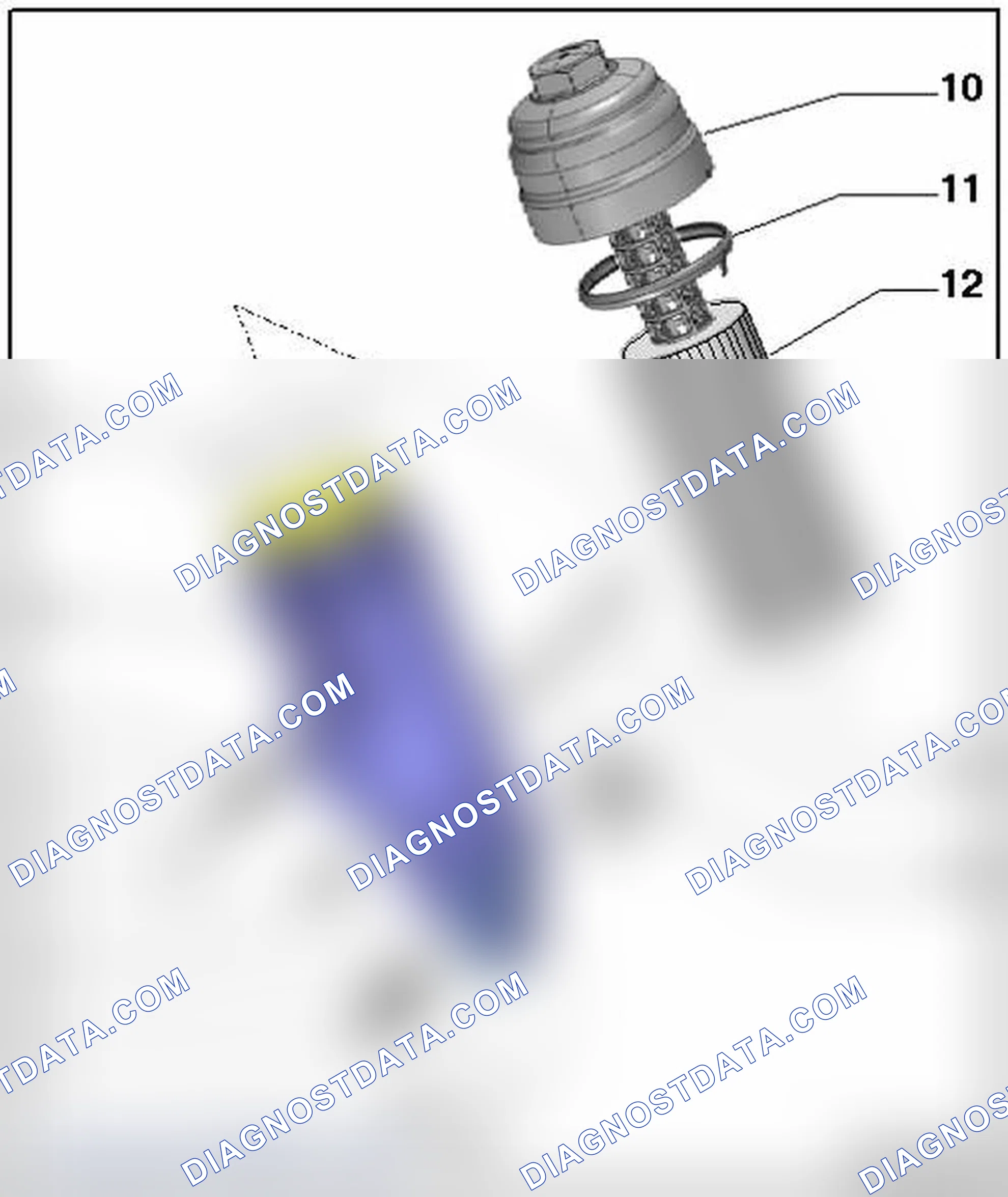 Scheme 2: OIL FILTER HOUSING AND OIL PRESSURE SWITCH OVERVIEW