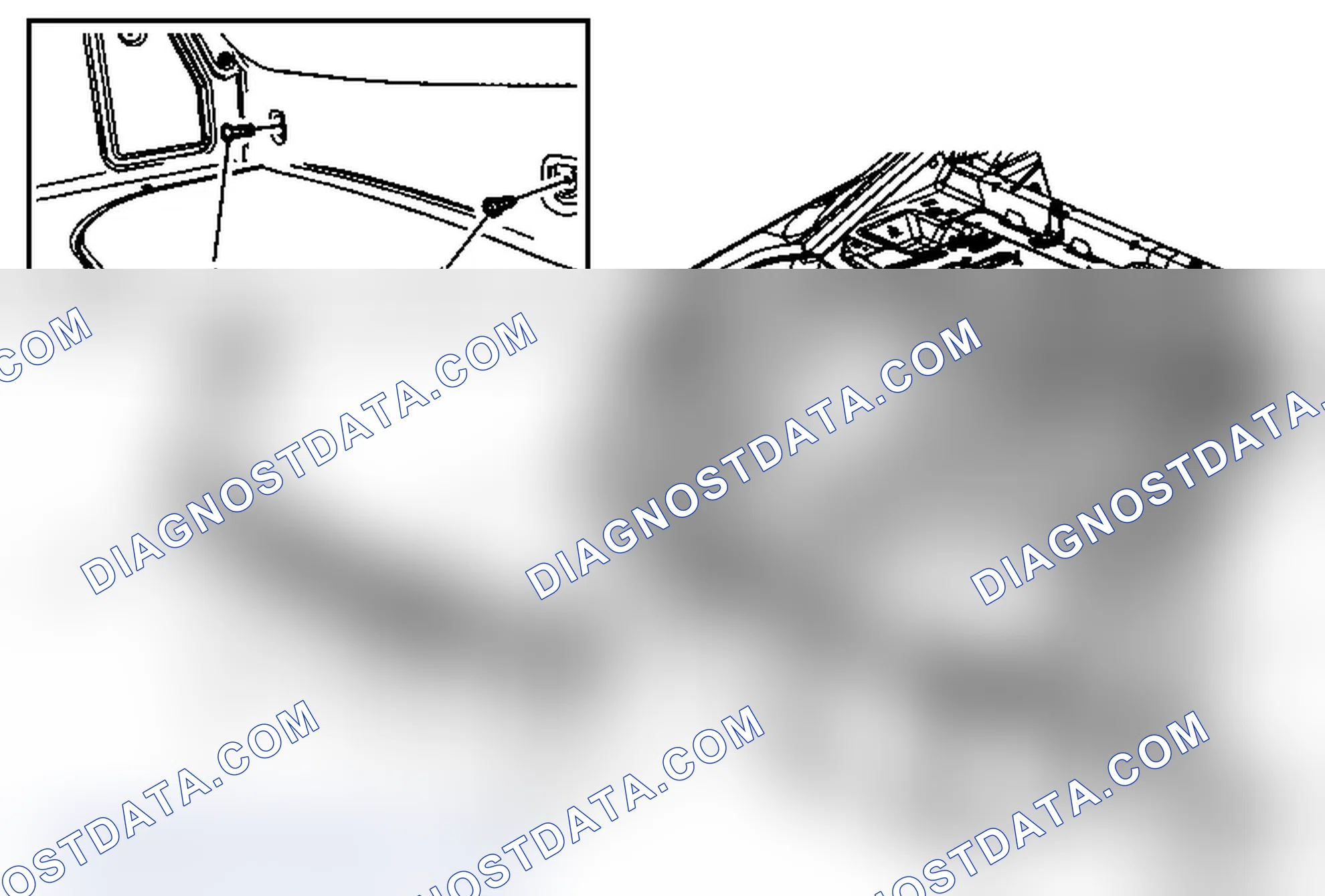 Scheme 59: Rear Compartment Sill Trim Plate Replacement (Sedan)