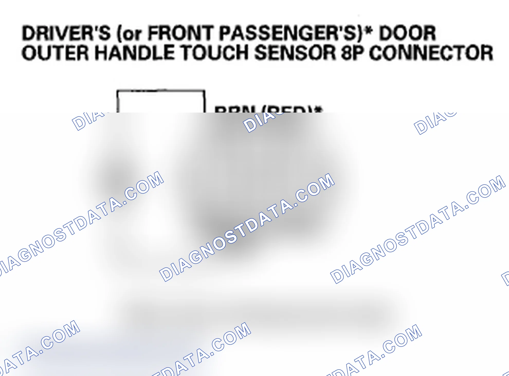 Scheme 164: The doors will not unlock or lock with the door outer handle touch sensor or lock switch, but will u