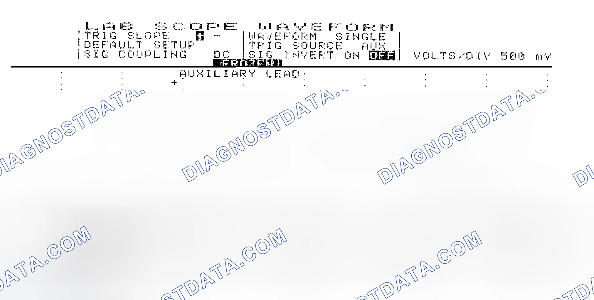 Scheme 14: Single Injector w/Excessive Current Flow - Current Pattern