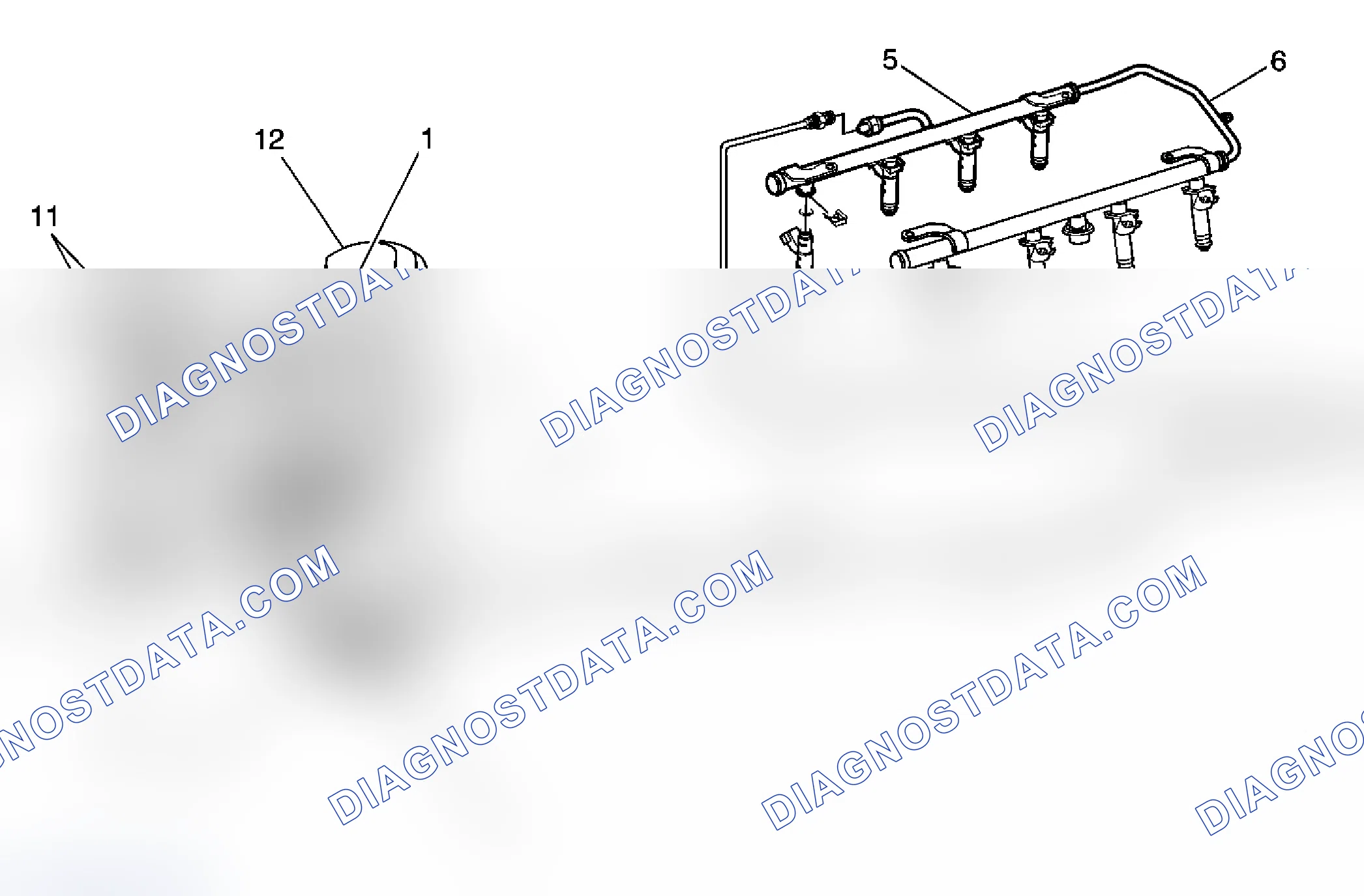 Scheme 61: Fuel Hose/Pipes Routing Diagram