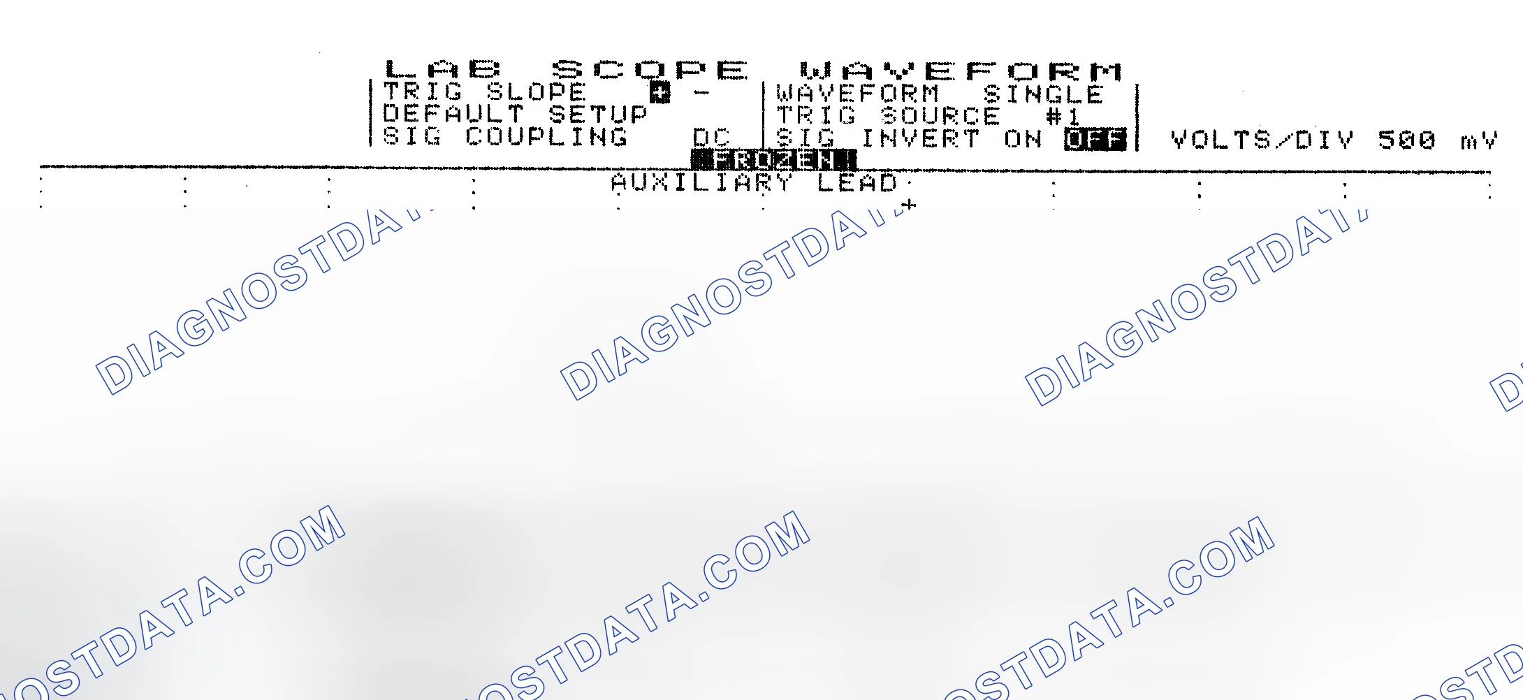 Scheme 10: Single Injector w/Excessive Current Flow - Current Pattern