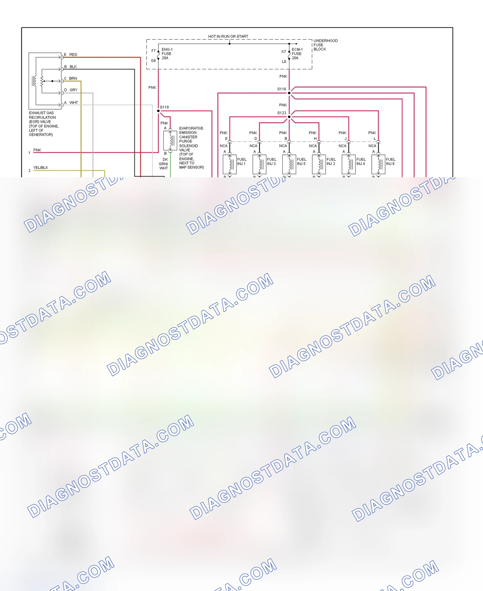 Scheme 8: PCM Wiring Diagram (Astro & Safari - 4.3L - 2 Of 4)