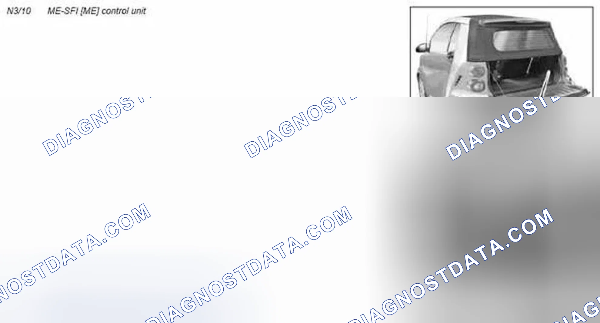 Scheme 11: Component description for the ME-SFI [ME] control unit - GF07.61-P-6000MCU