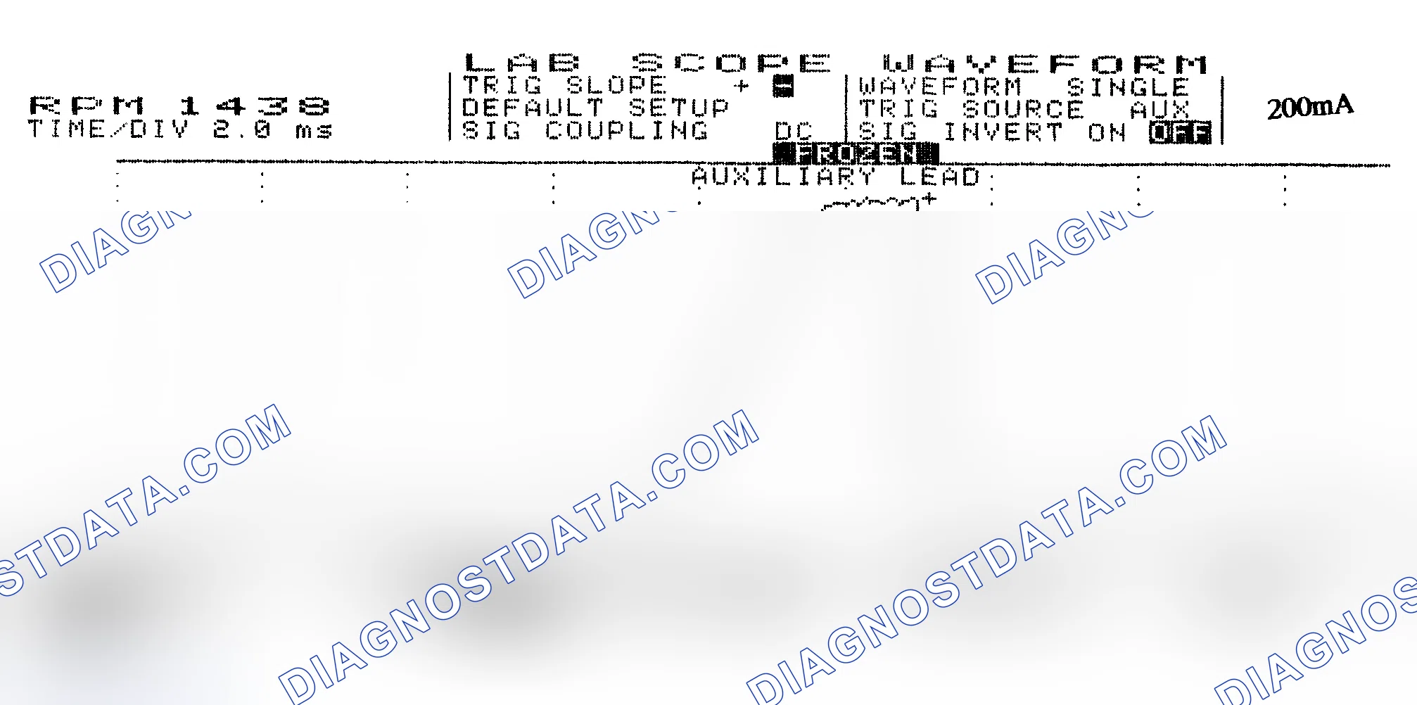 Scheme 15: Single Injector w/Normal Current Flow - Current Pattern
