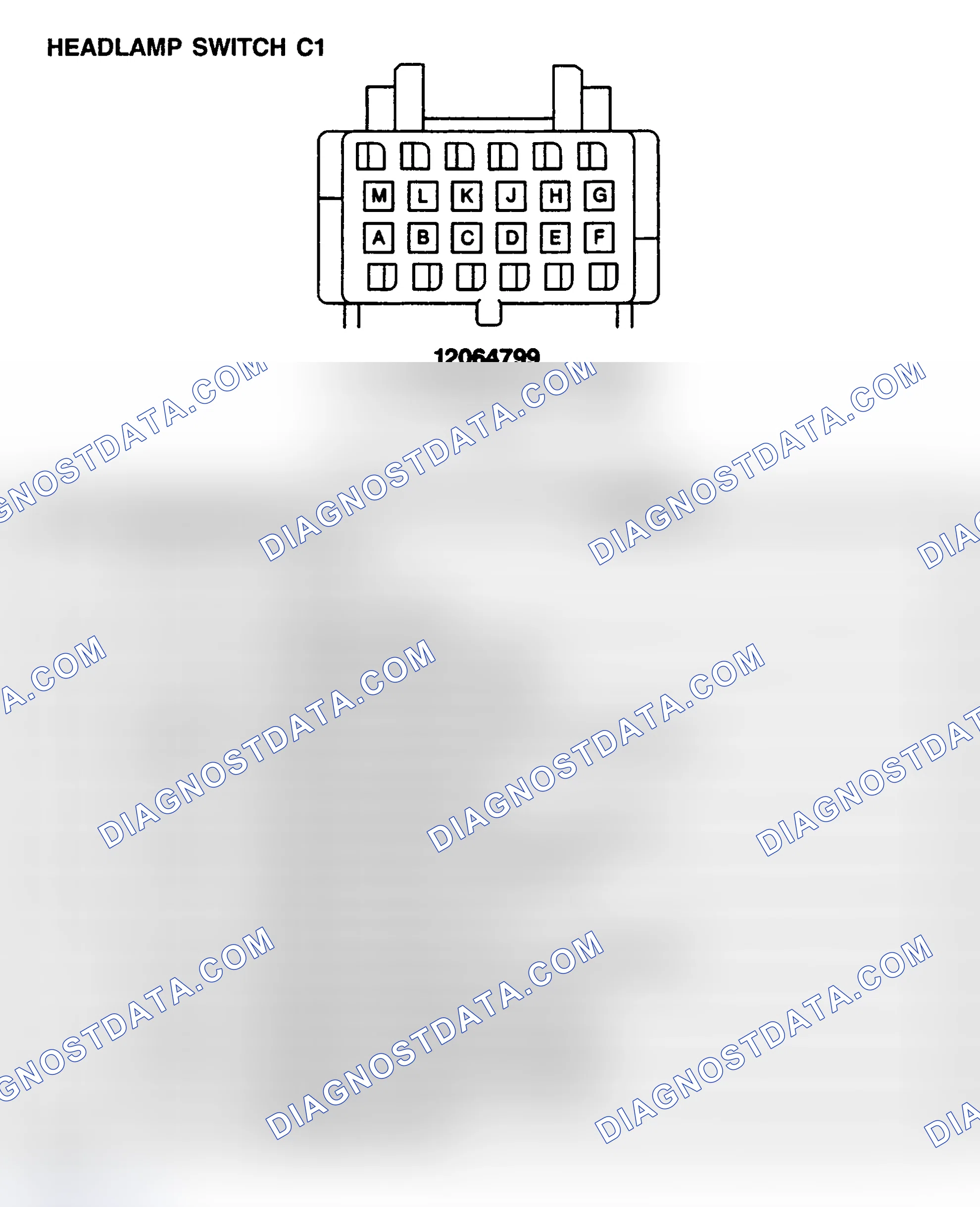 Scheme 133: HEADLAMP SWITCH - C1