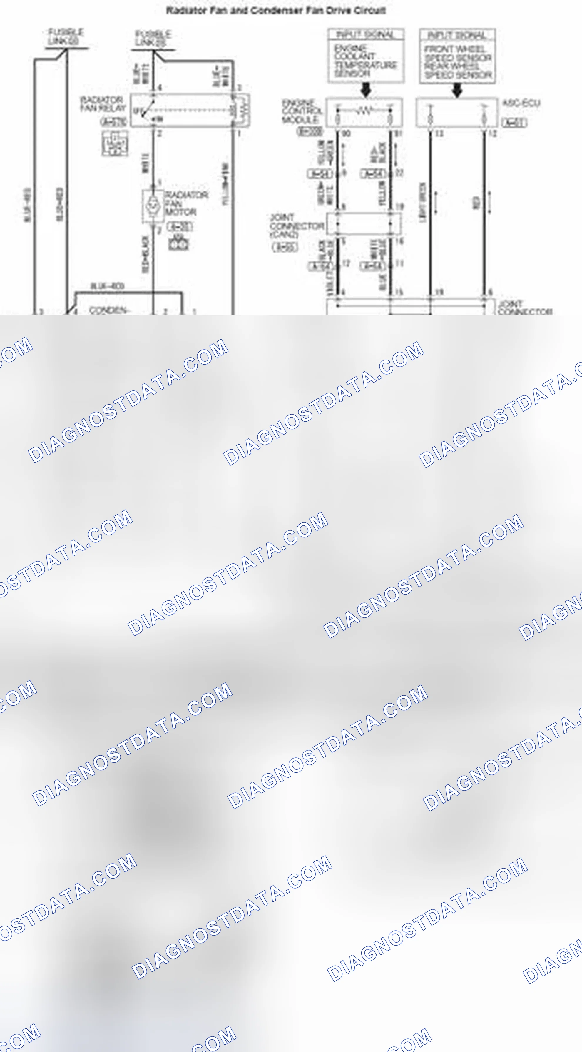 Scheme 6: Inspection Procedure 4: Radiator Fan And Condenser Fan Do Not Operate - 2.0L ENGINE Turbo